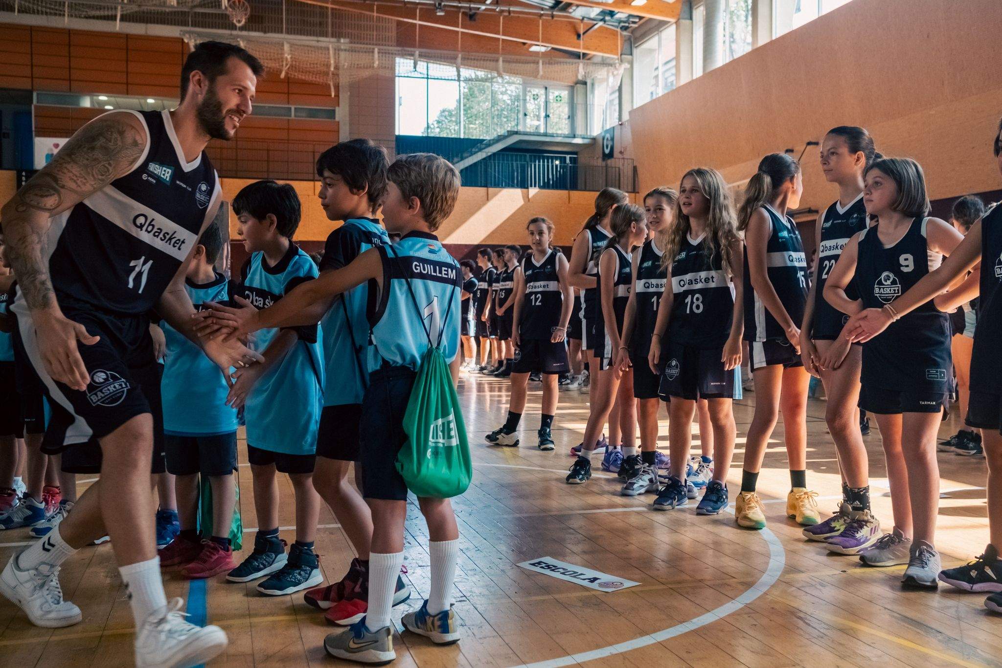 Presentació dels equips de Qbasket Sant Cugat. FOTO: Ale Gómez