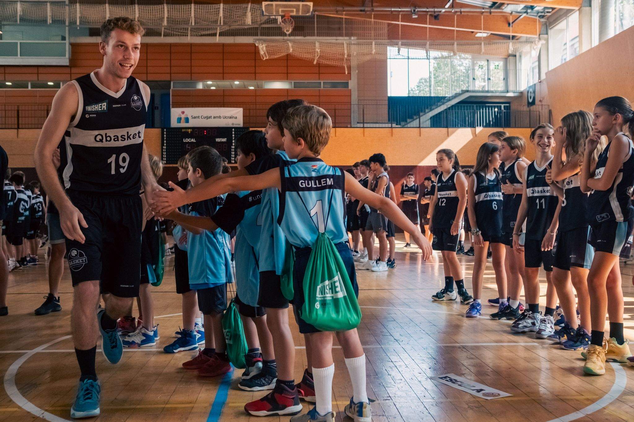 Presentació dels equips de Qbasket Sant Cugat. FOTO: Ale Gómez