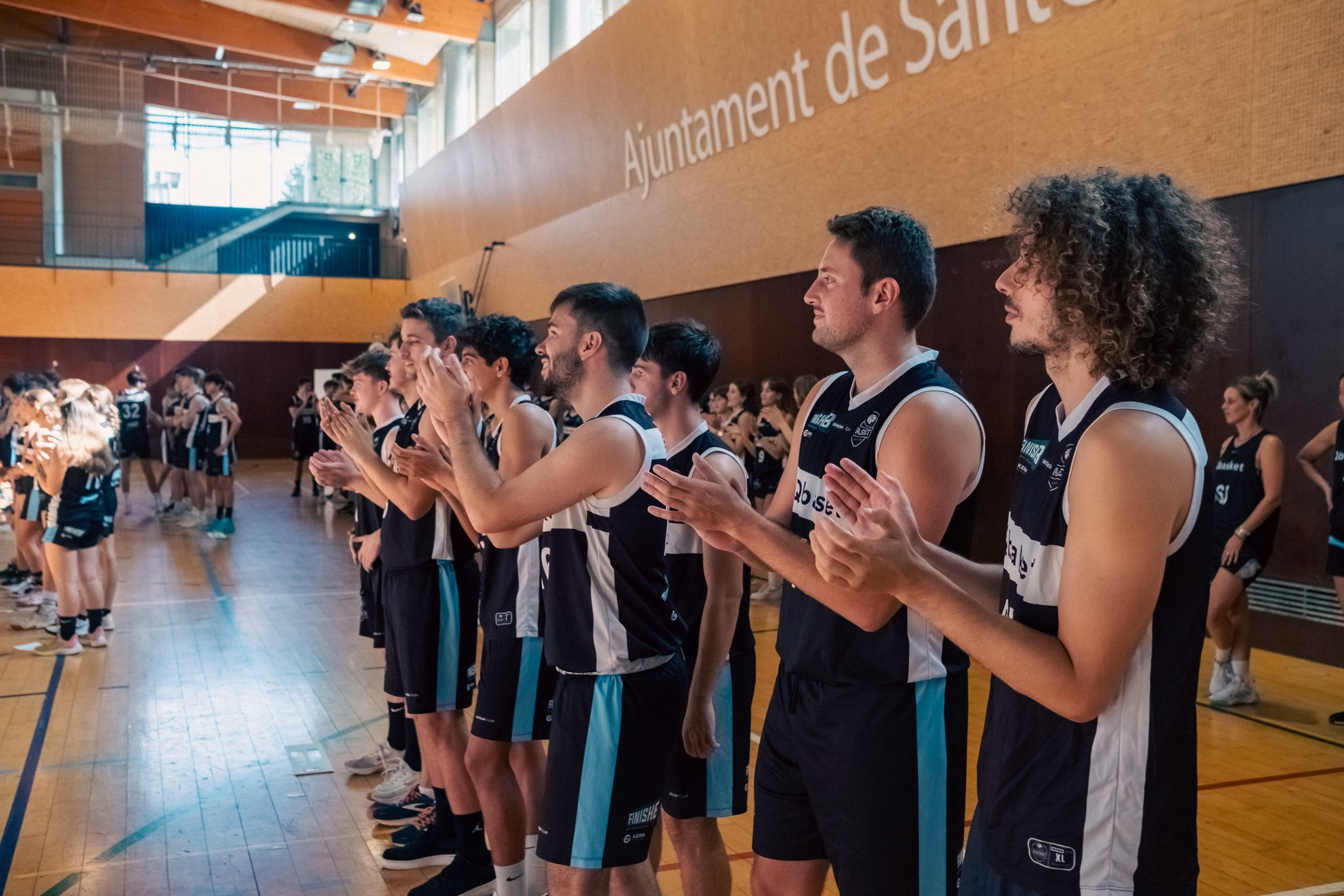 Presentació dels equips de Qbasket Sant Cugat. FOTO: Ale Gómez