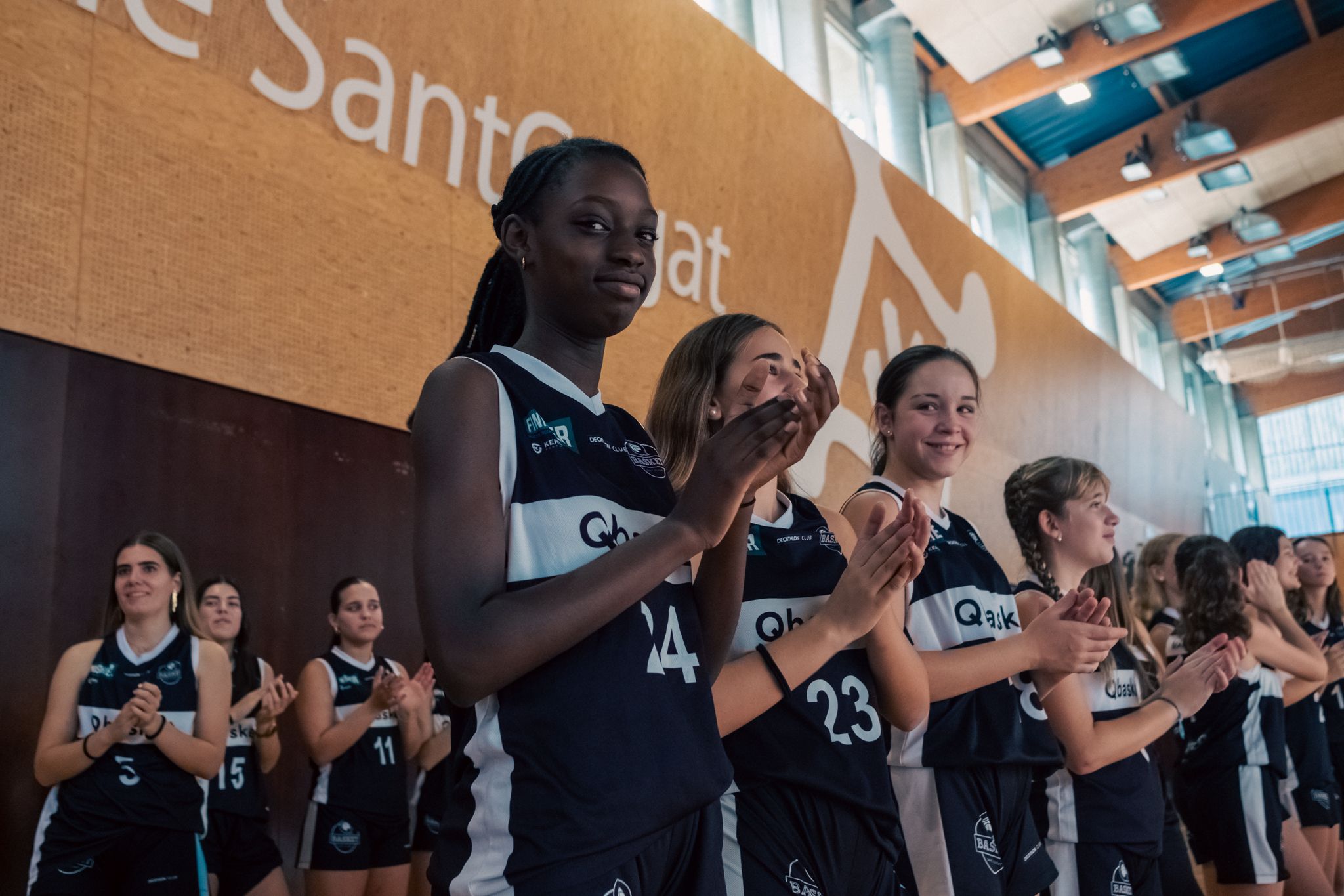 Presentació dels equips de Qbasket Sant Cugat. FOTO: Ale Gómez