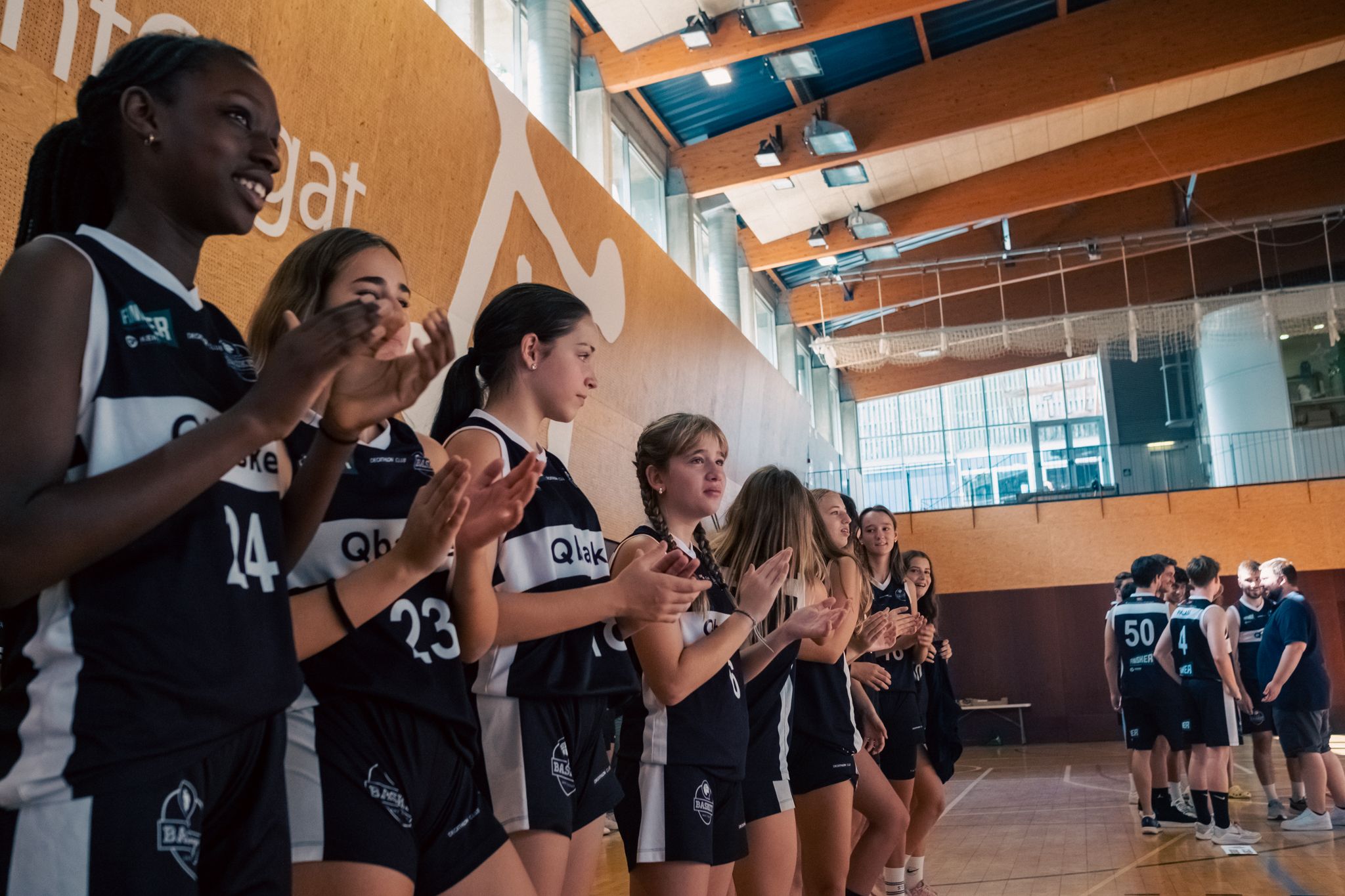 Presentació dels equips de Qbasket Sant Cugat. FOTO: Ale Gómez