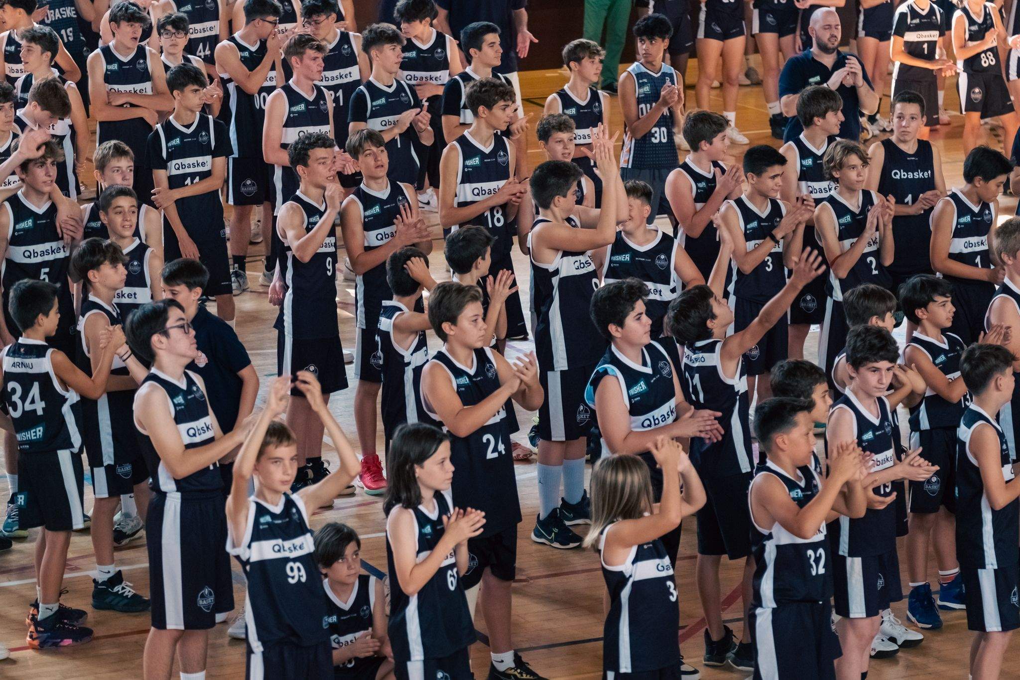 Presentació dels equips de Qbasket Sant Cugat. FOTO: Ale Gómez