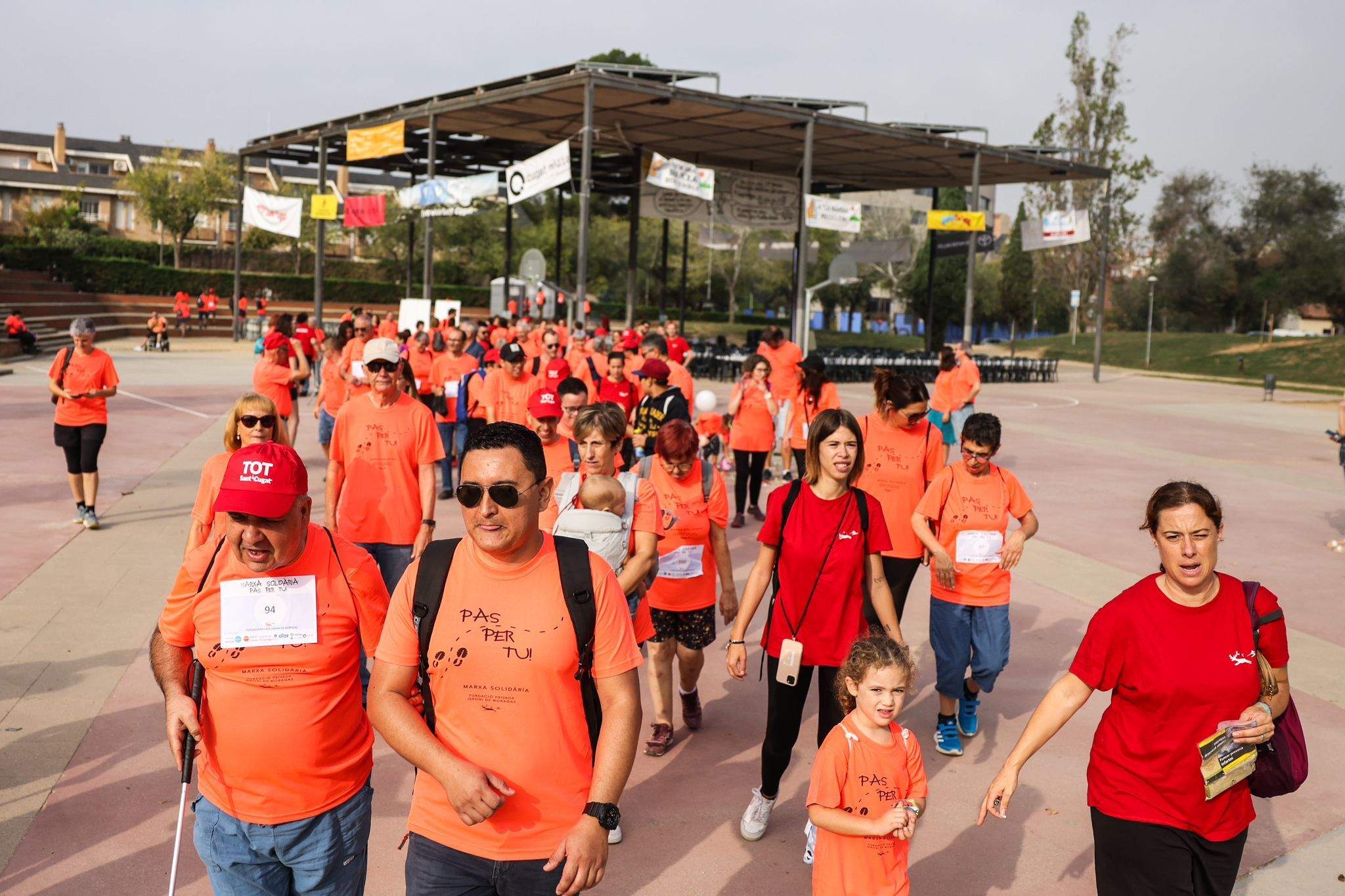 La 6a edició de la caminada Pas per tu!. FOTO: Ajuntament