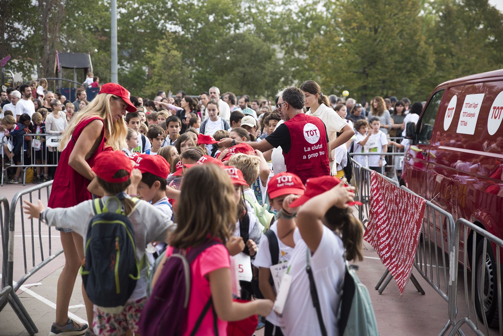 Sortida de la Marxa Infantil. FOTO: Bernat Millet.