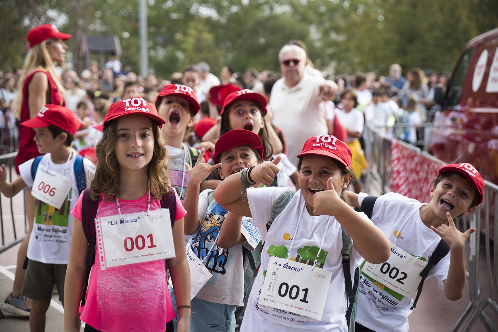 Sortida de la Marxa Infantil. FOTO: Bernat Millet.