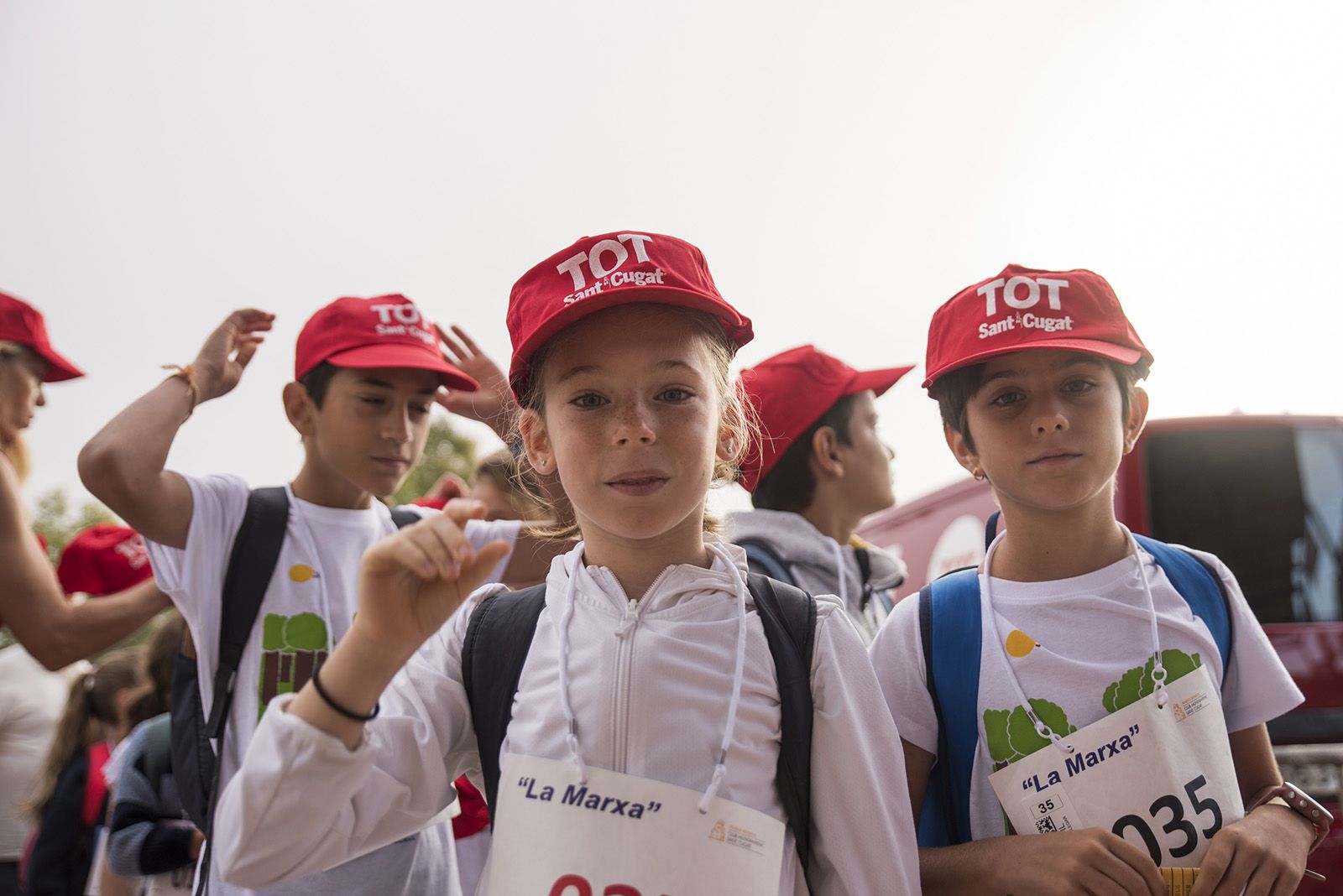 Sortida de la Marxa Infantil. FOTO: Bernat Millet.