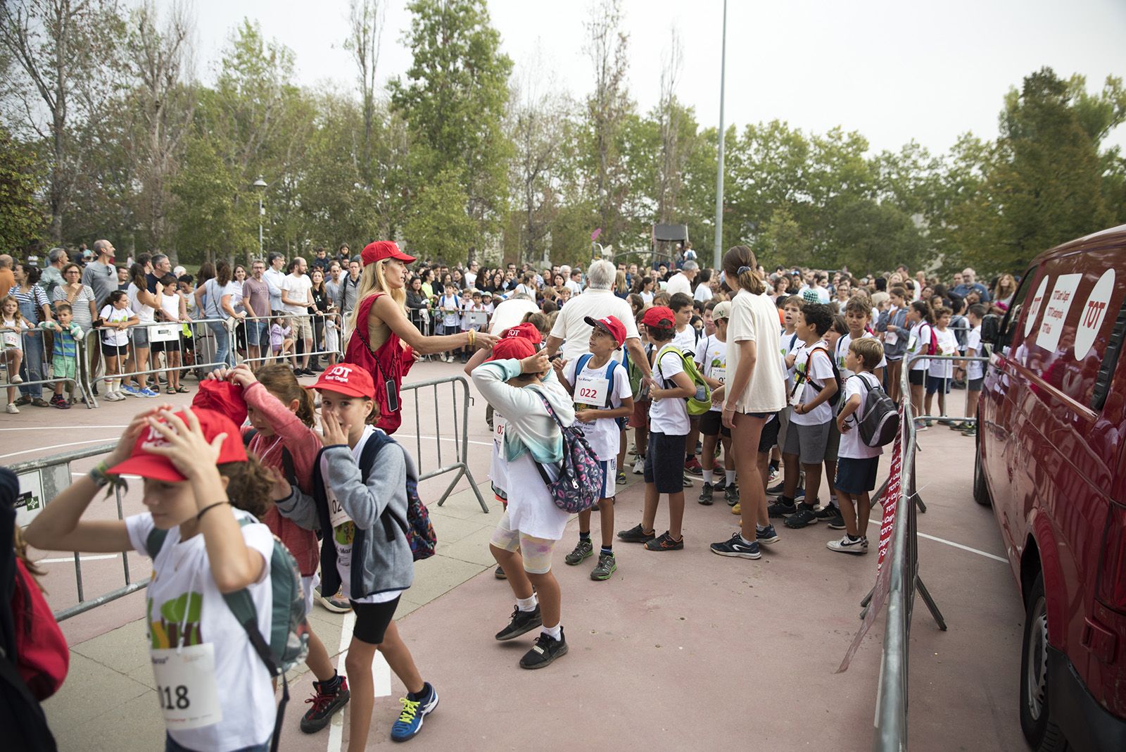 Sortida de la Marxa Infantil. FOTO: Bernat Millet.