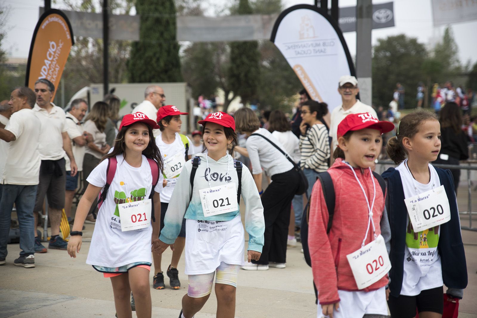 Sortida de la Marxa Infantil. FOTO: Bernat Millet.