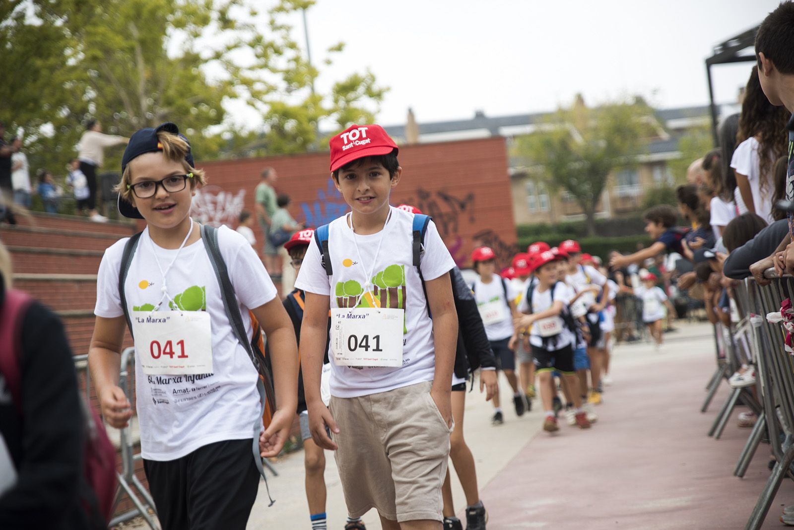 Sortida de la Marxa Infantil. FOTO: Bernat Millet.