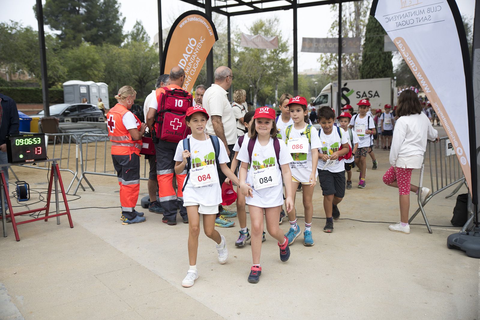 Sortida de la Marxa Infantil. FOTO: Bernat Millet.