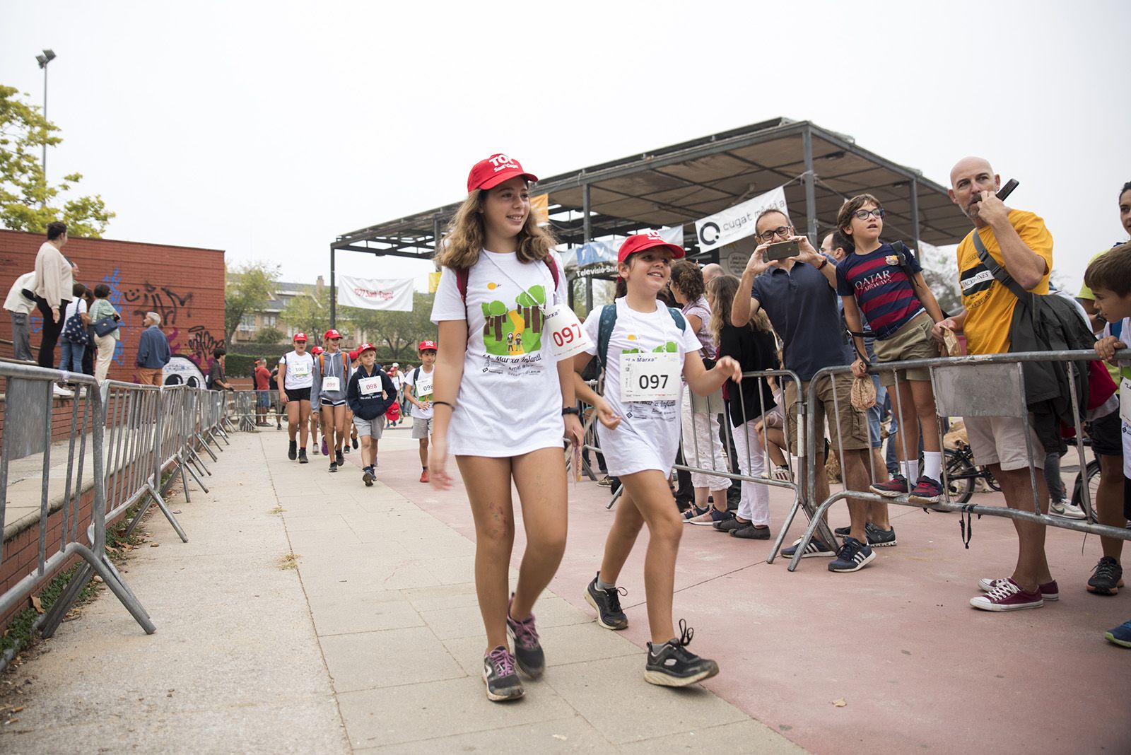 Sortida de la Marxa Infantil. FOTO: Bernat Millet.