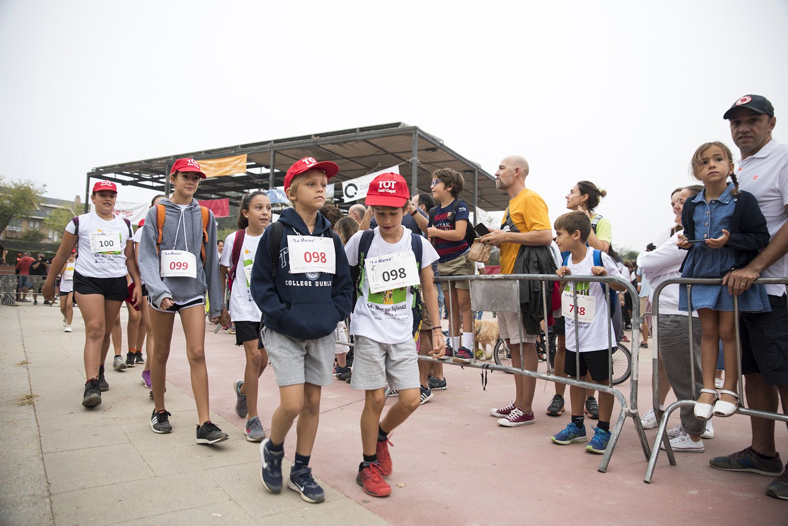 Sortida de la Marxa Infantil. FOTO: Bernat Millet.
