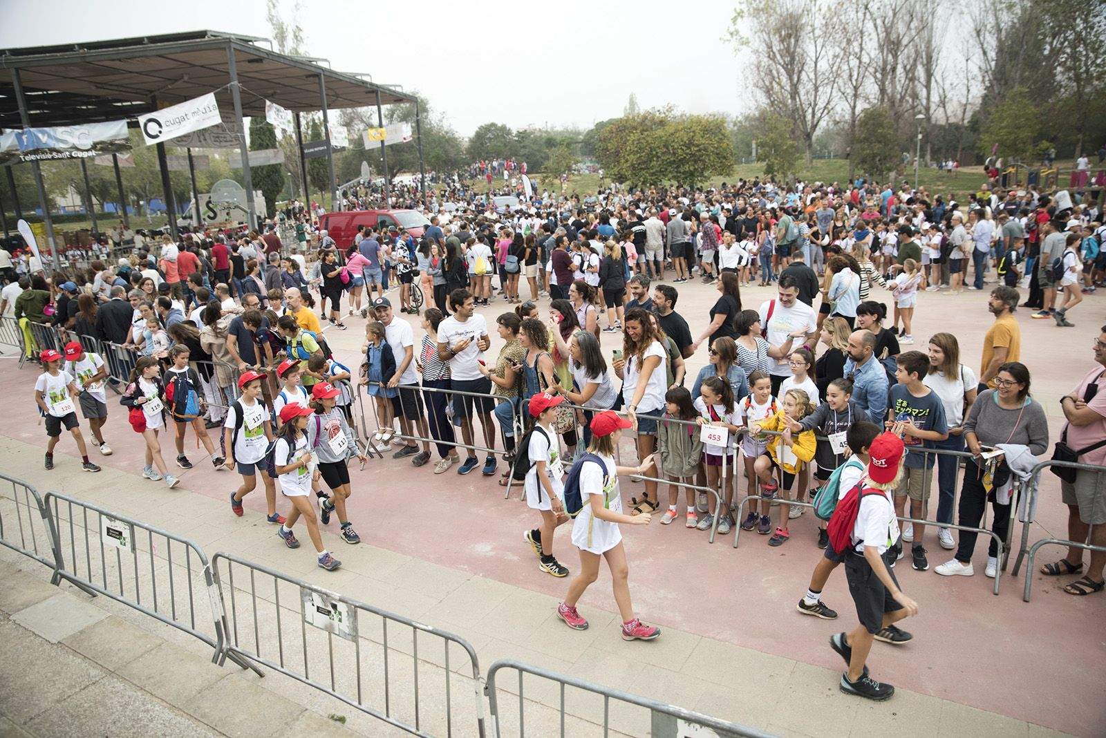 Sortida de la Marxa Infantil. FOTO: Bernat Millet.