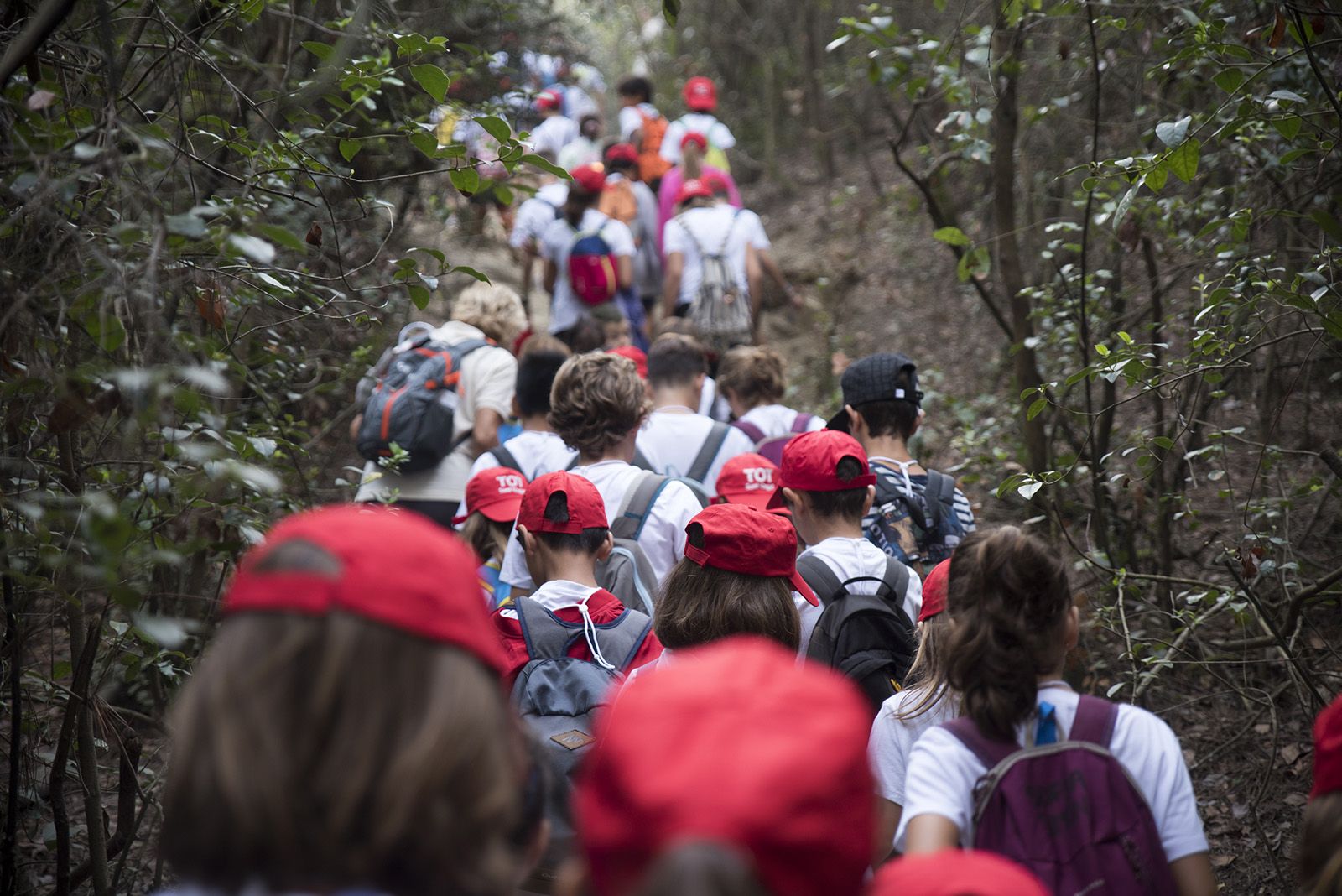 La Marxa Infantil del Club Muntanyenc Sant Cugat. FOTO: Bernat Millet.