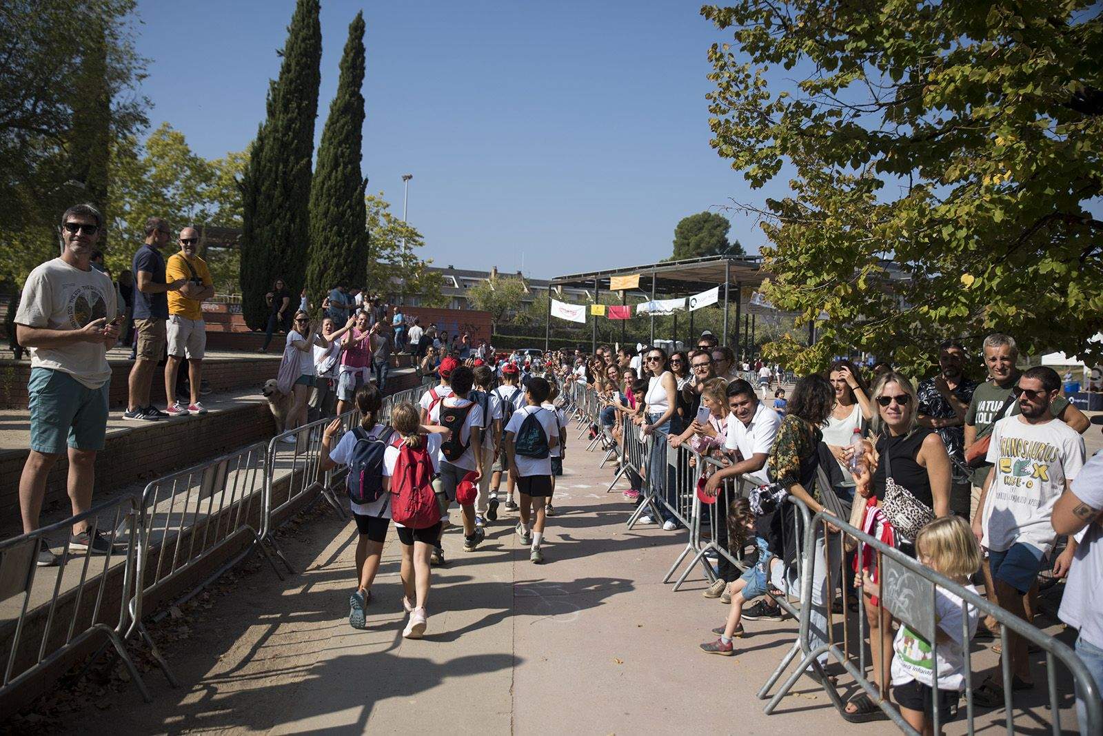 Arribada de la Marxa Infantil. FOTO: Bernat Millet.