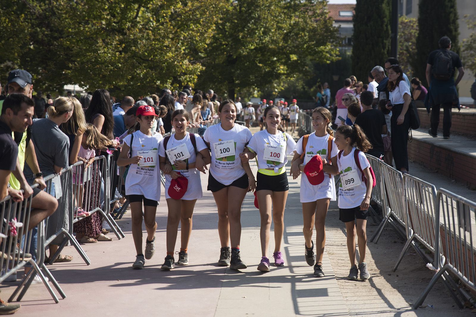 Arribada de la Marxa Infantil. FOTO: Bernat Millet.