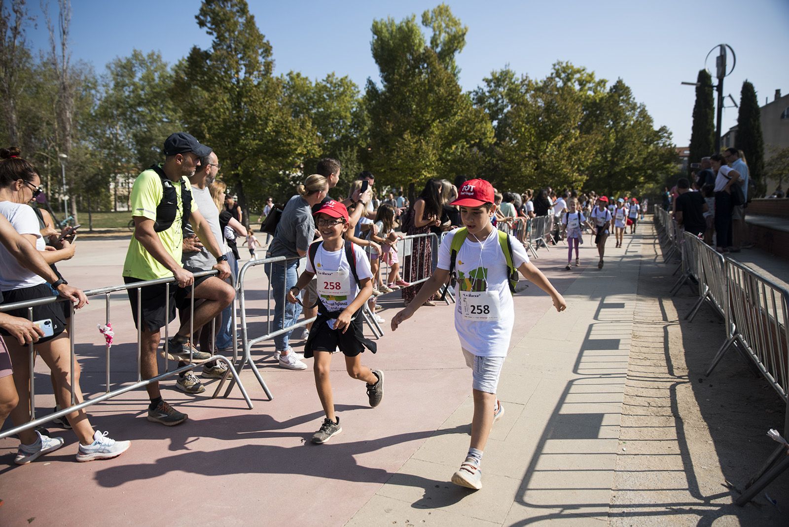 Arribada de la Marxa Infantil. FOTO: Bernat Millet.