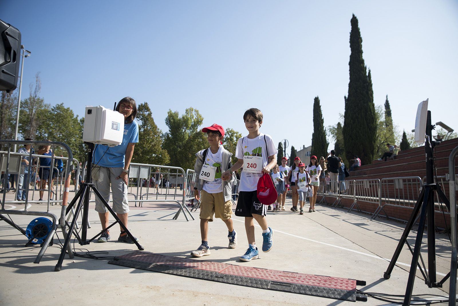 Arribada de la Marxa Infantil. FOTO: Bernat Millet.