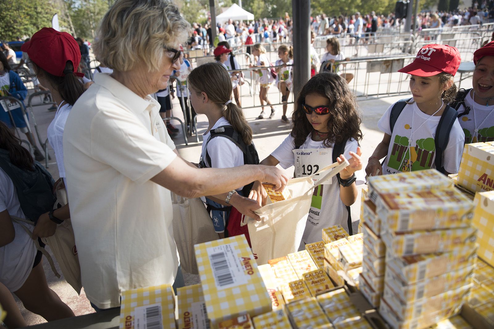 Arribada de la Marxa Infantil. FOTO: Bernat Millet.