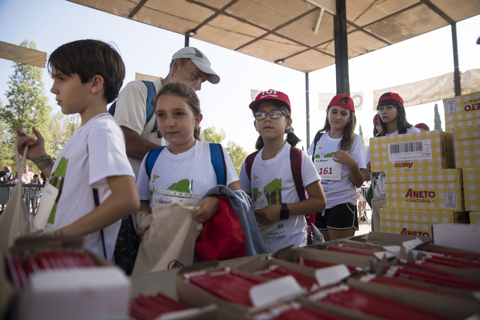 Arribada de la Marxa Infantil. FOTO: Bernat Millet.