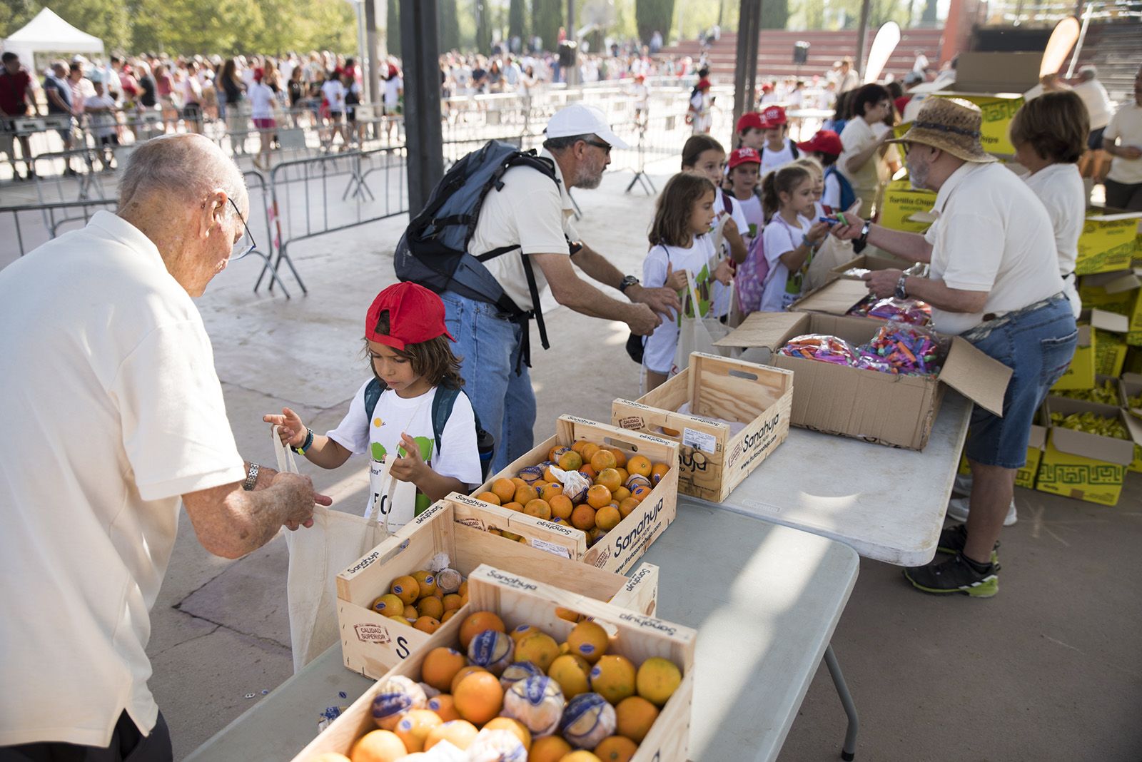 Arribada de la Marxa Infantil. FOTO: Bernat Millet.