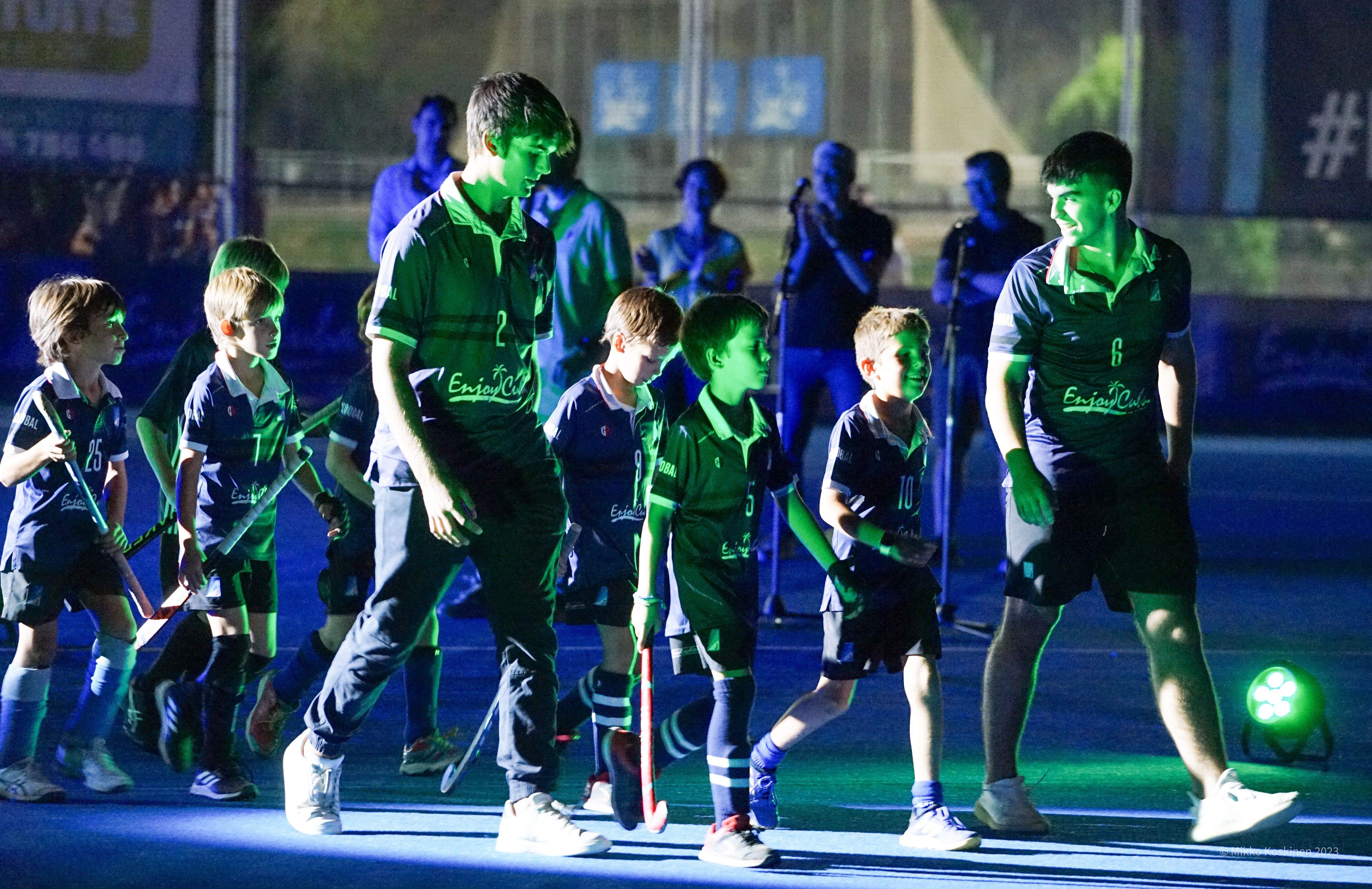 Presentació d'equips de la secció d'hoquei del Junior FC. FOTO: Mikko Koskinen