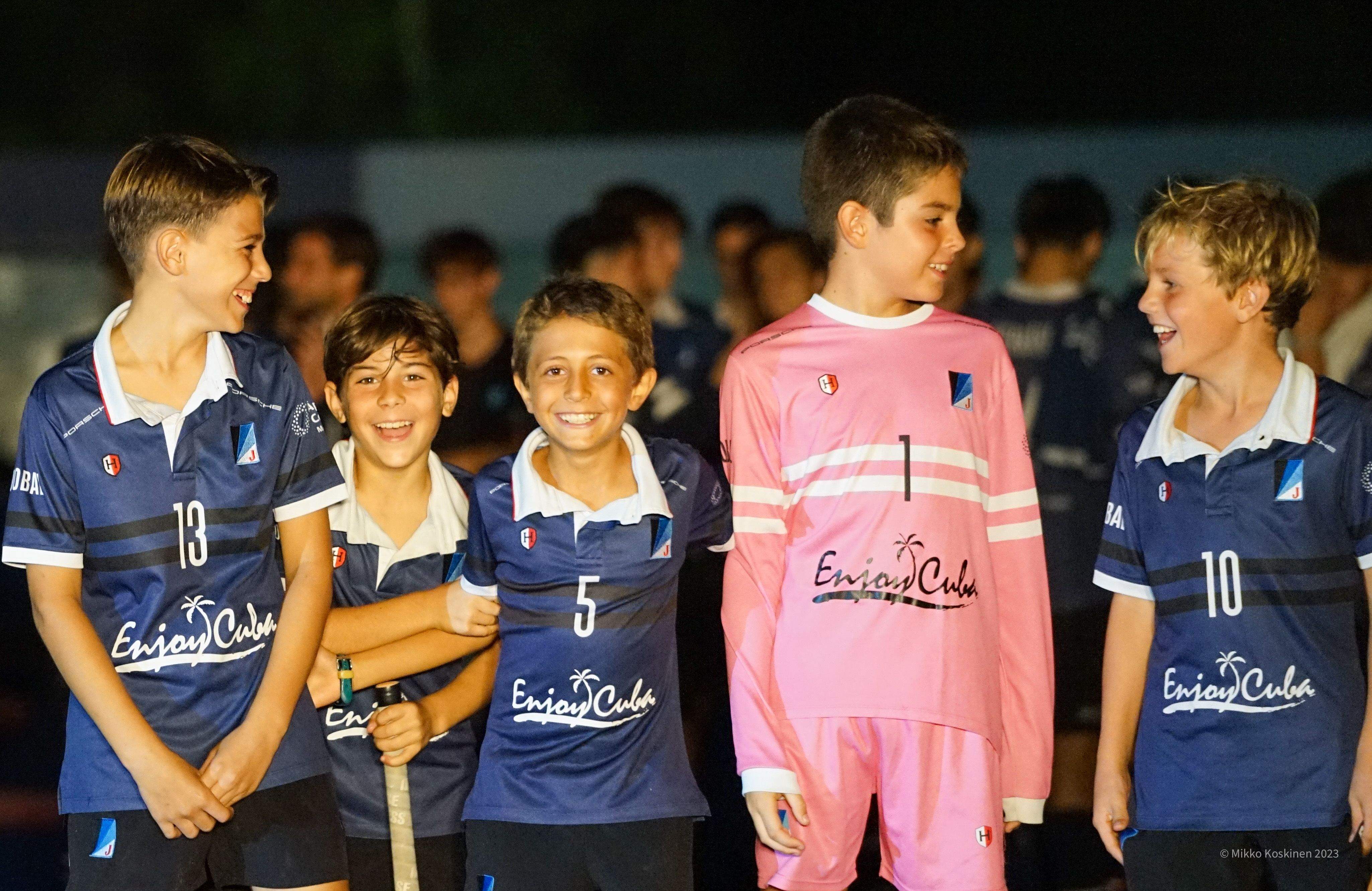 Presentació d'equips de la secció d'hoquei del Junior FC. FOTO: Mikko Koskinen