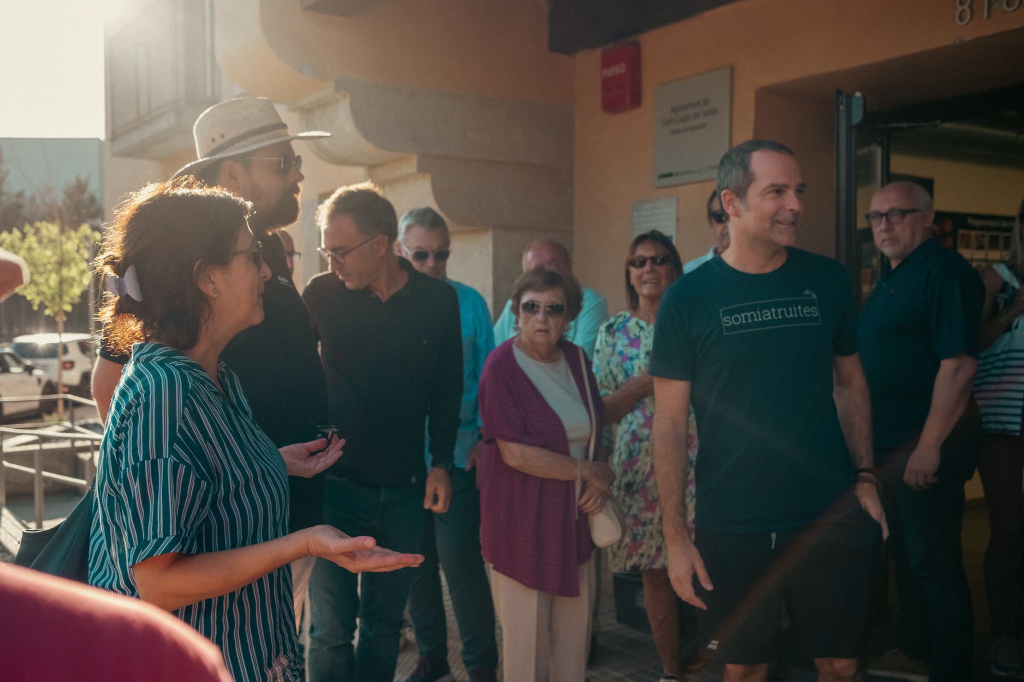 Visita guiada prèvia a Torre Negra. FOTO: Ale Gómez
