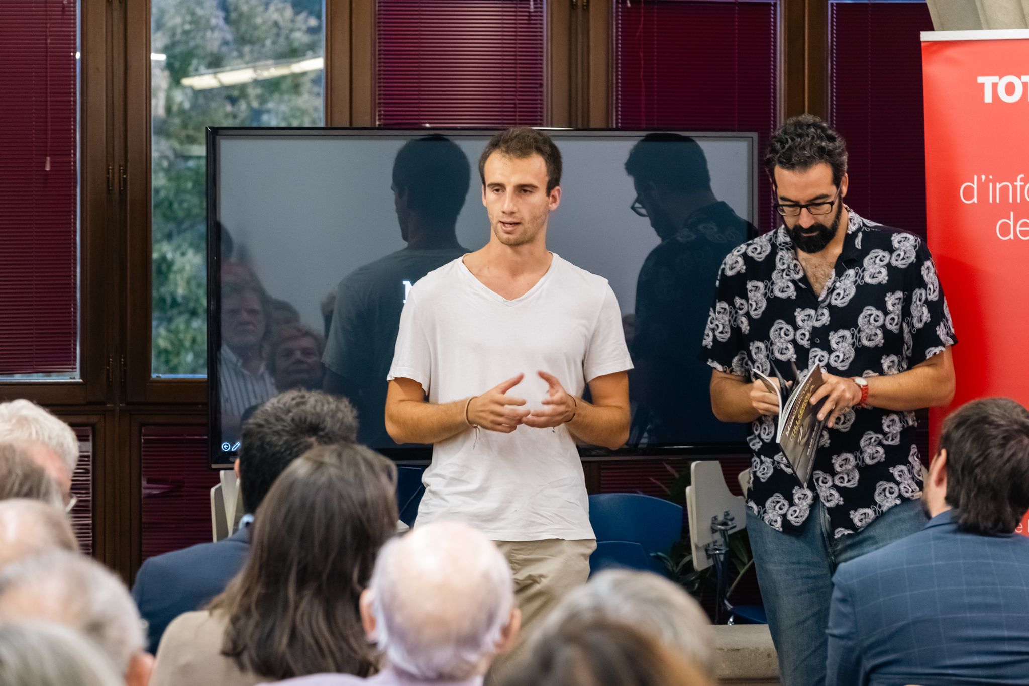Presentació del Món de Sant Cugat al casal Torreblanca. FOTO: Ale Gómez