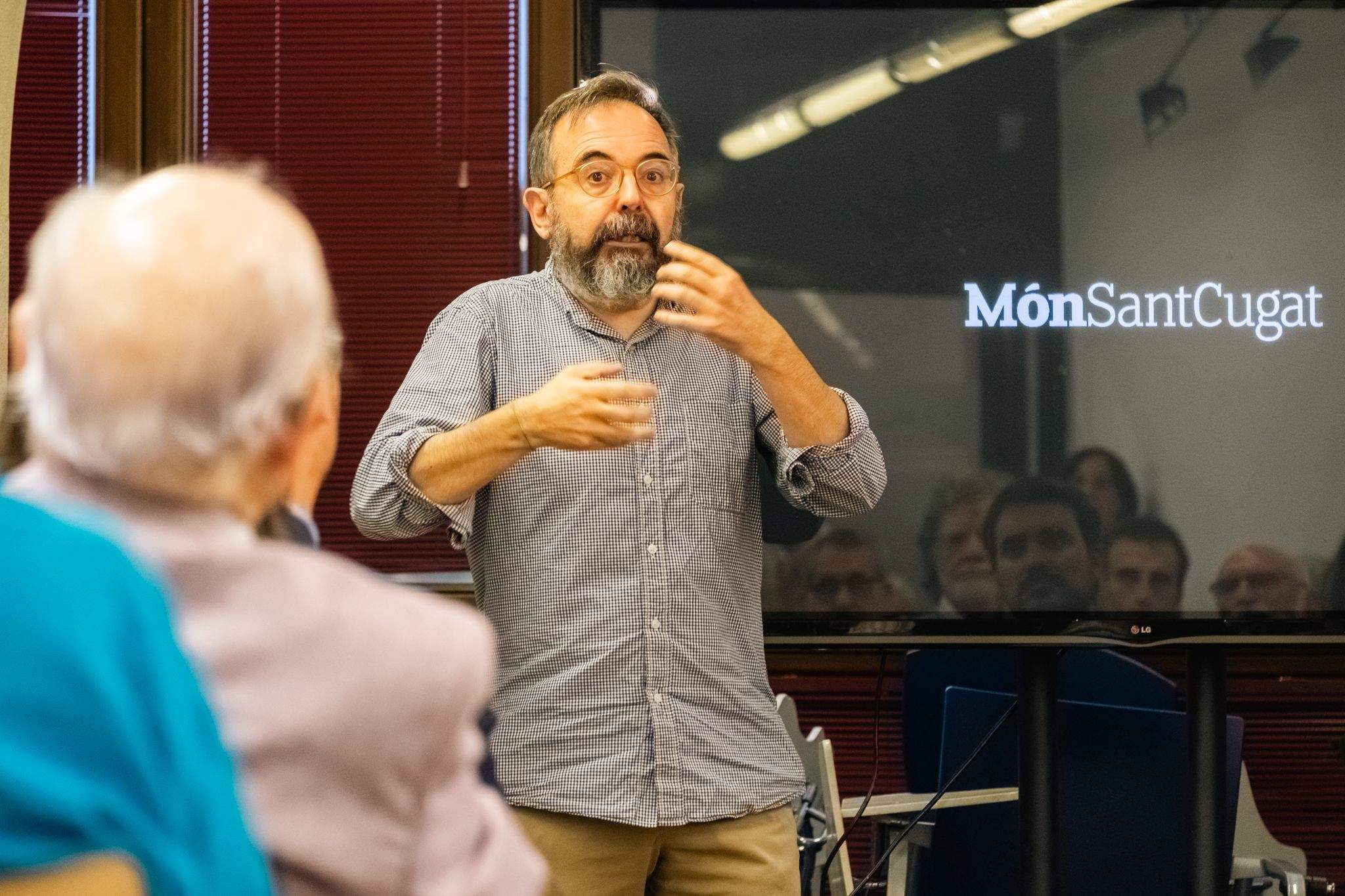 Presentació del Món de Sant Cugat al casal Torreblanca. FOTO: Ale Gómez