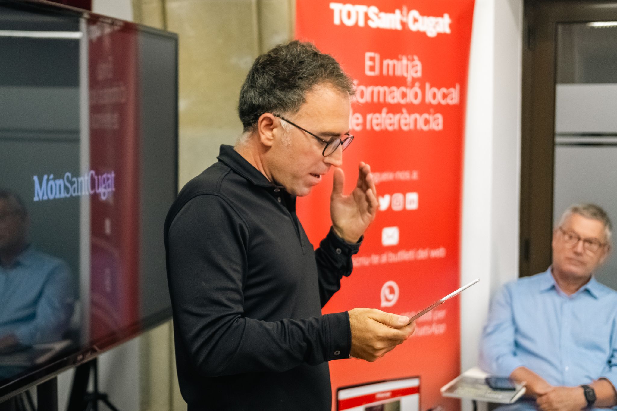 Presentació del Món de Sant Cugat al casal Torreblanca. FOTO: Ale Gómez