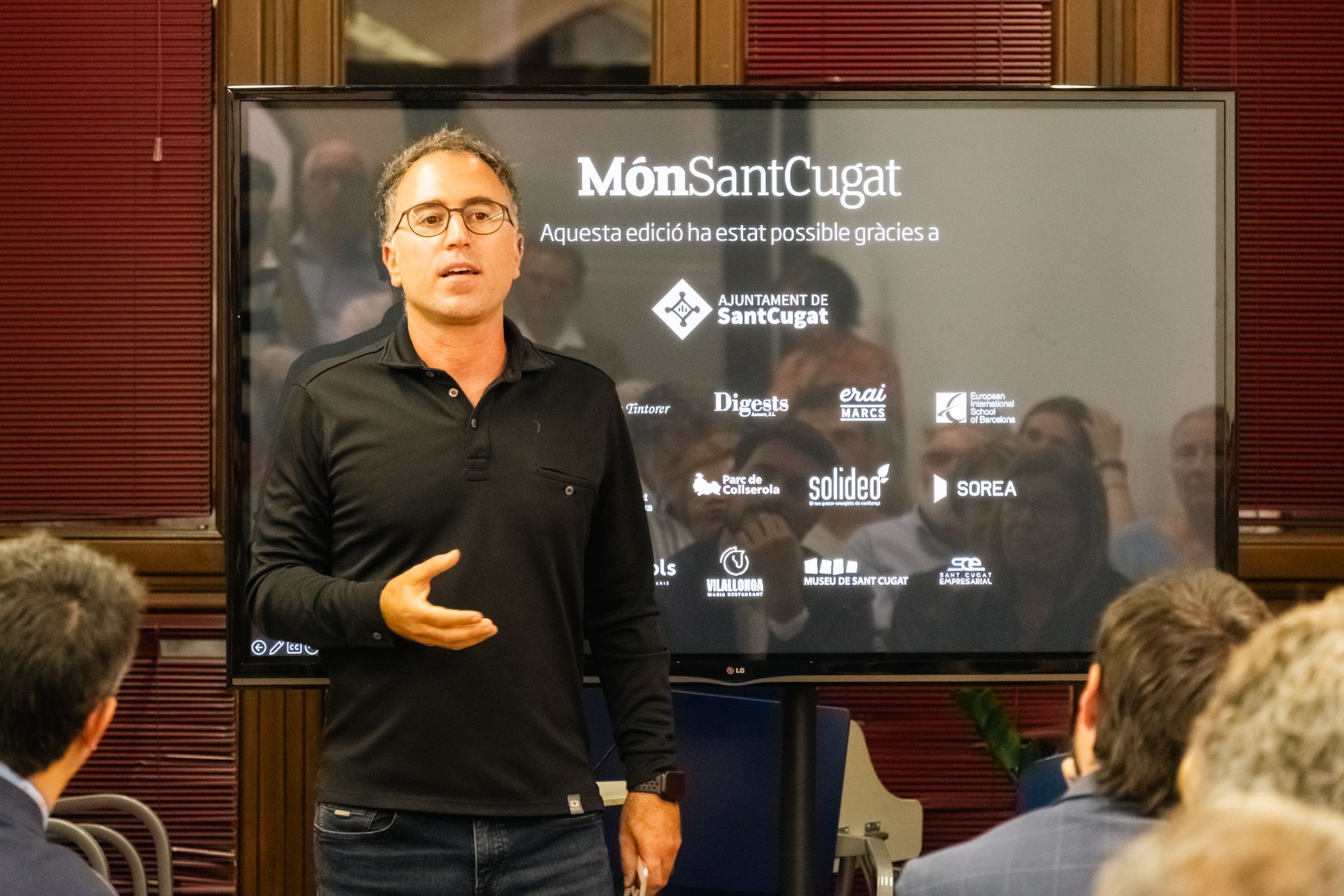 Presentació del Món de Sant Cugat al casal Torreblanca. FOTO: Ale Gómez