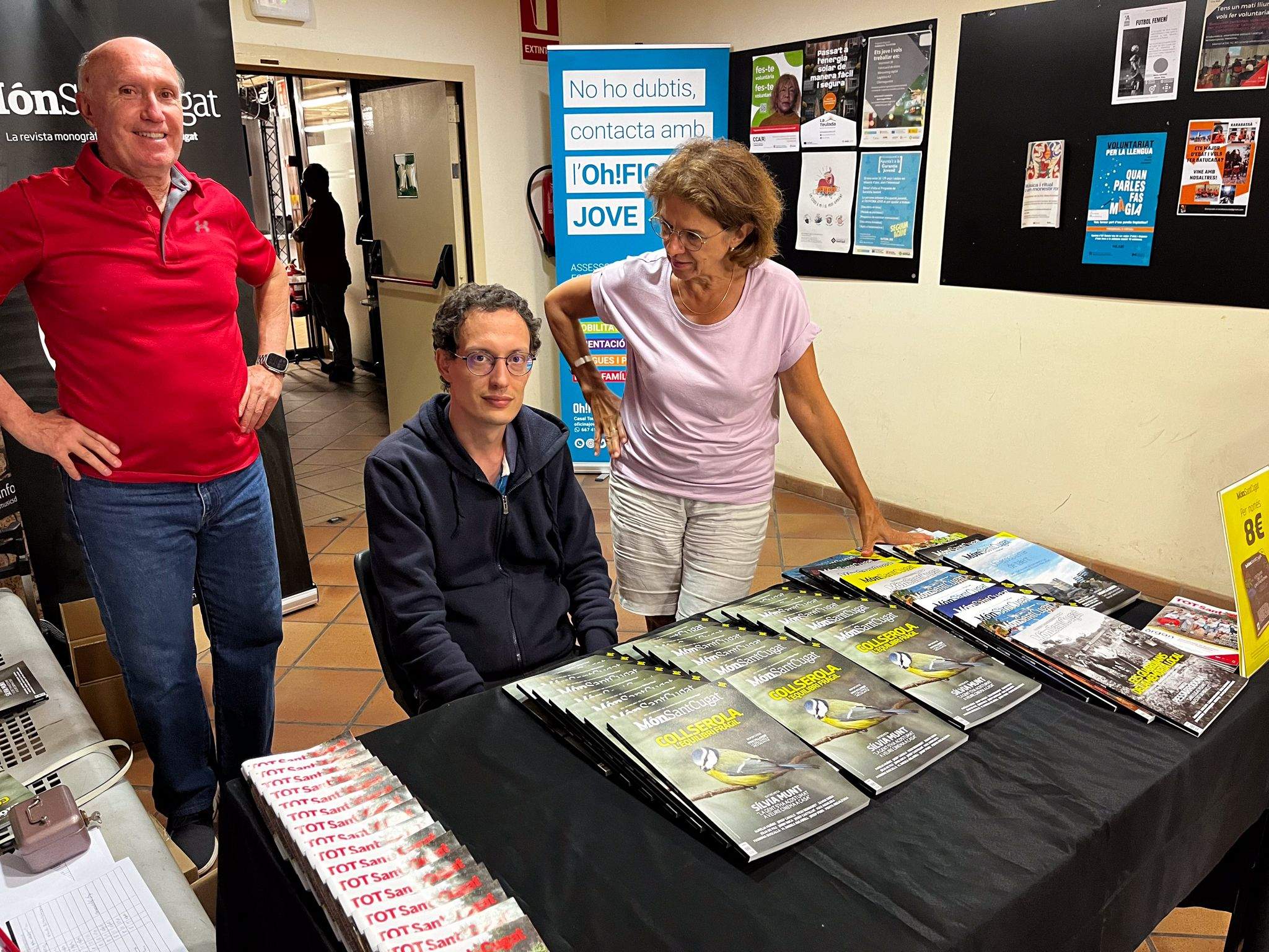 Presentació del Món de Sant Cugat al casal Torreblanca. FOTO: Ale Gómez