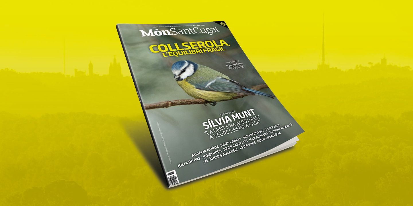 Portada de la quinzena edició del Món Sant Cugat, dedicat a Collserola