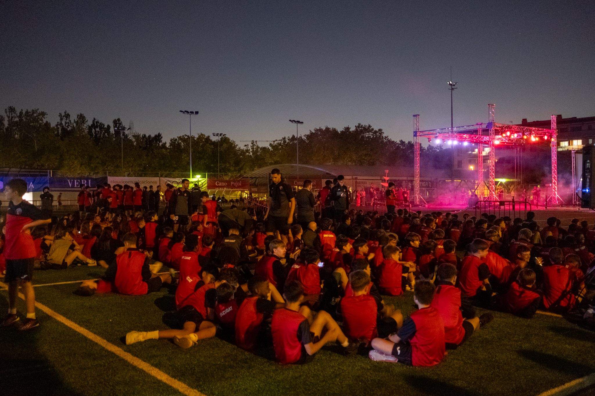 Presentació d'equips del Sant Cugat FC. FOTO: Ale Gómez