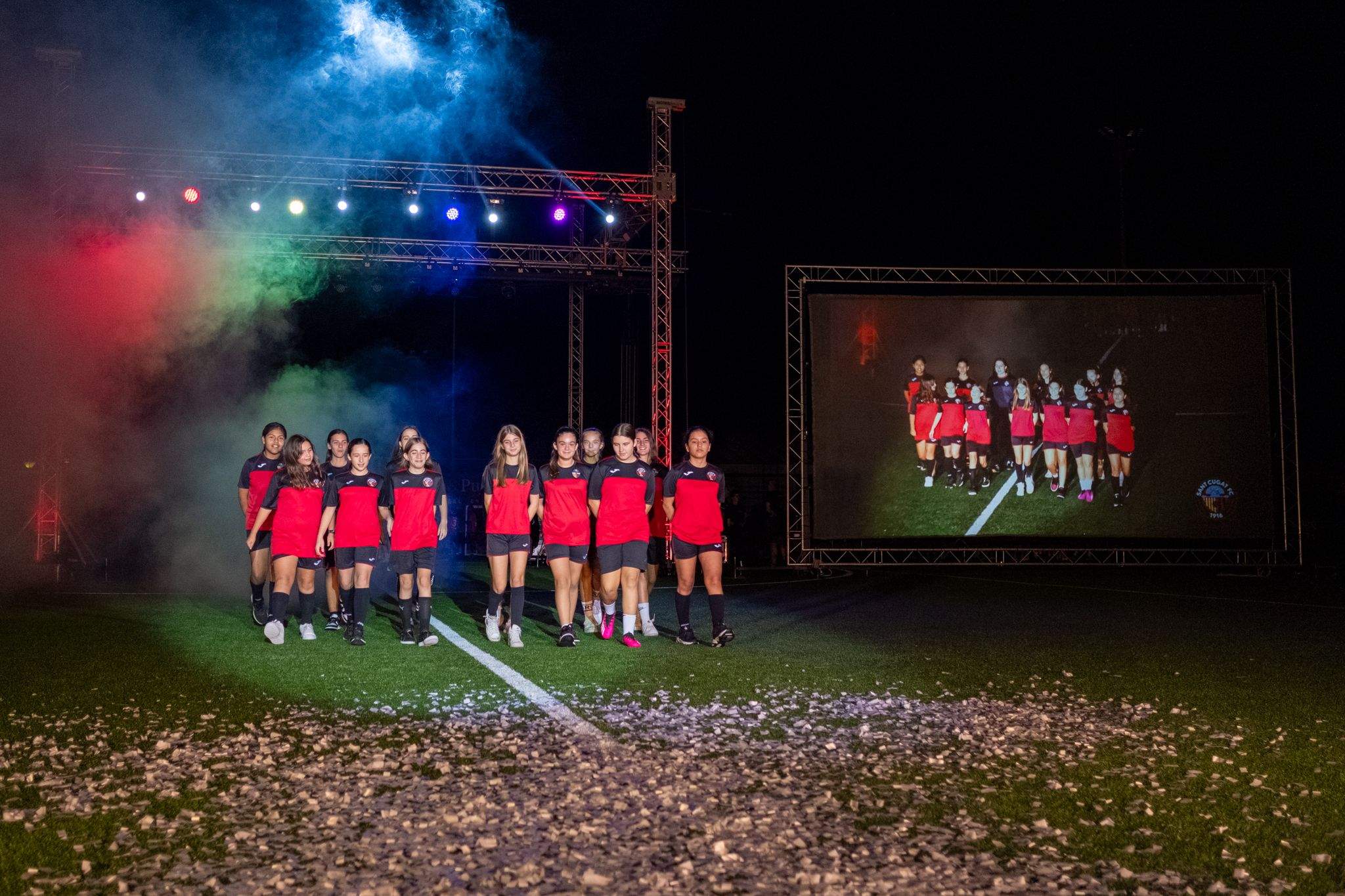 Presentació d'equips del Sant Cugat FC. FOTO: Ale Gómez
