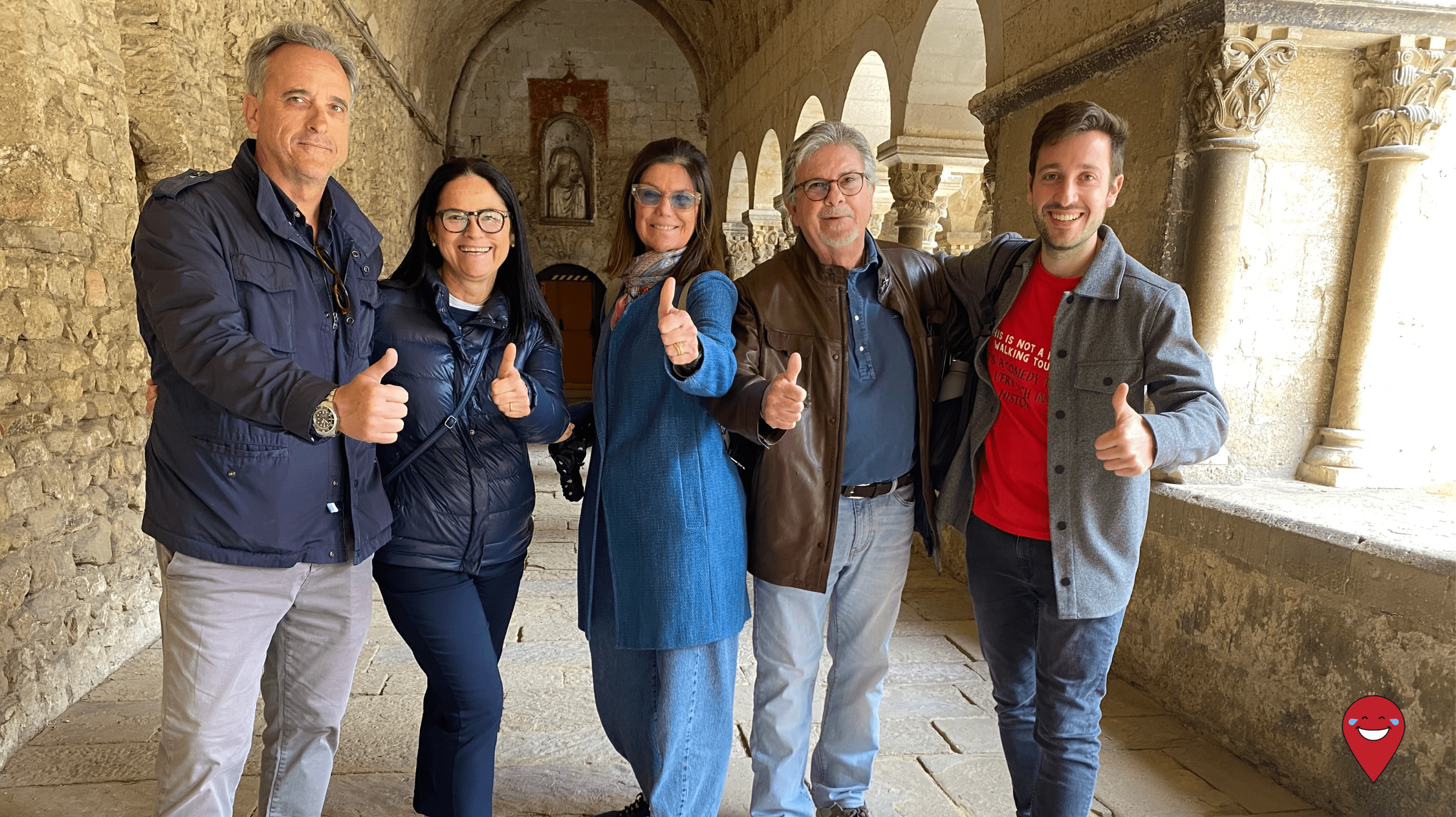 HL Comedy Tours ofereix un tour històric per Sant Cugat amb dosis d'humor. FOTO: Cedida