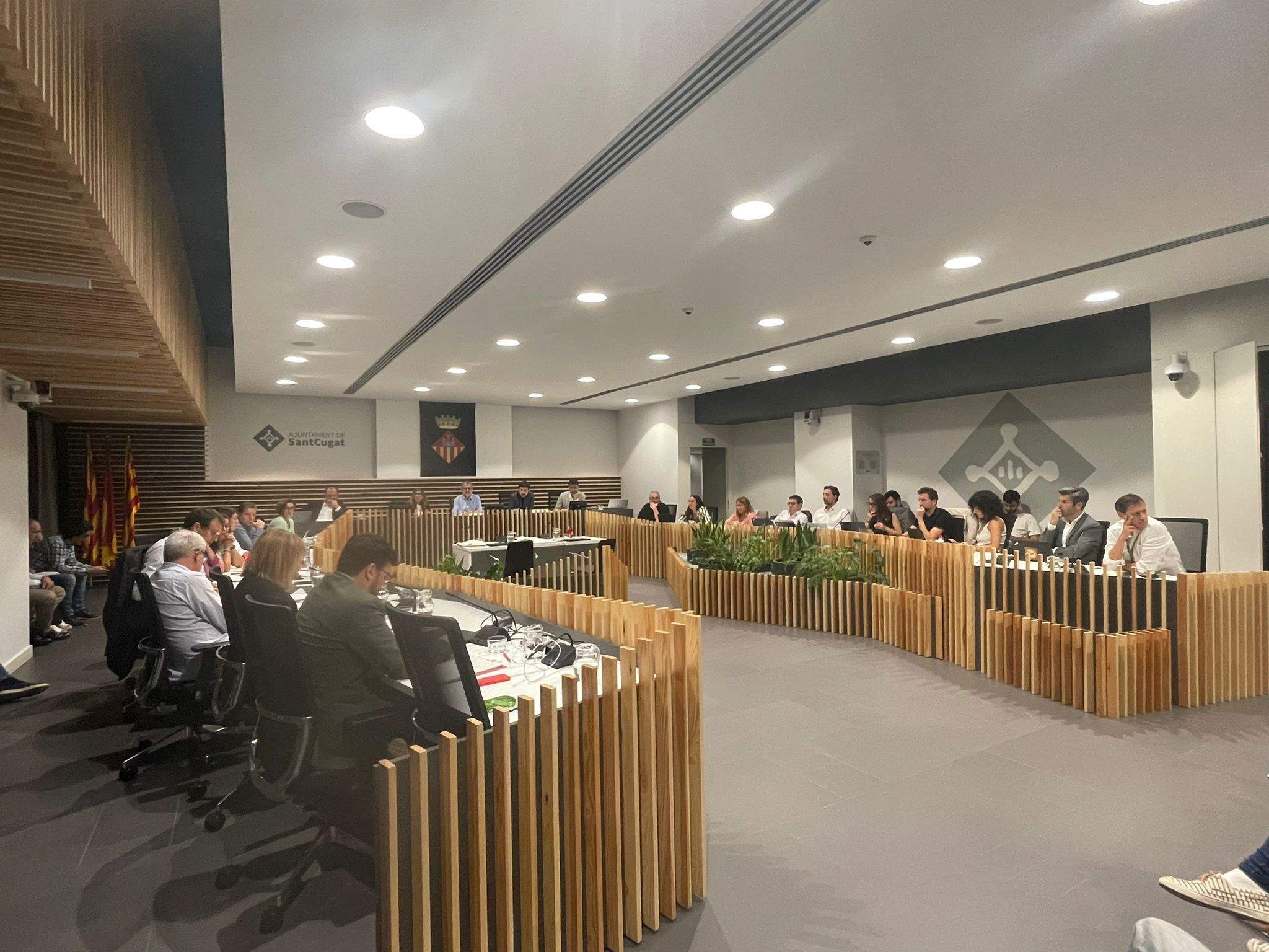 El ple municipal d'aquest octubre FOTO: TOT Sant Cugat