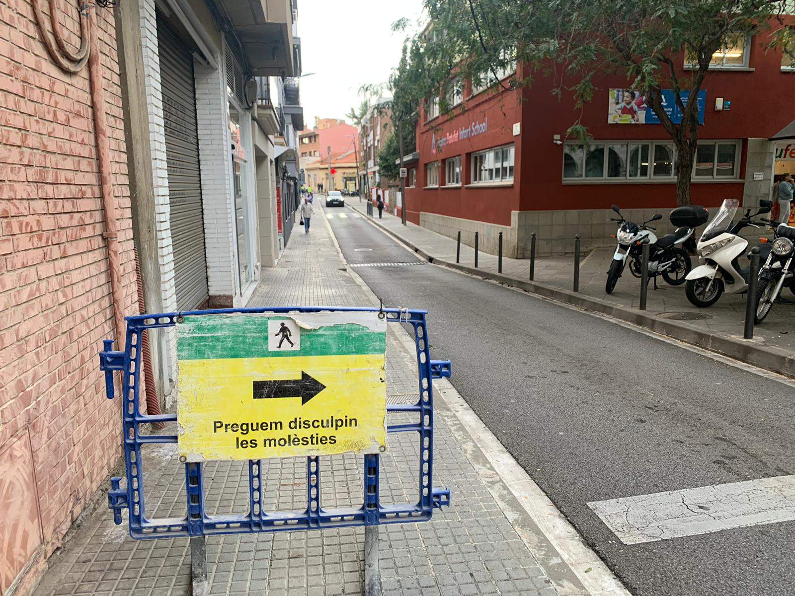 El carrer de Sant Jordi estarà tallat entre Doctor Murillo i rambla de Can Mora FOTO: TOT