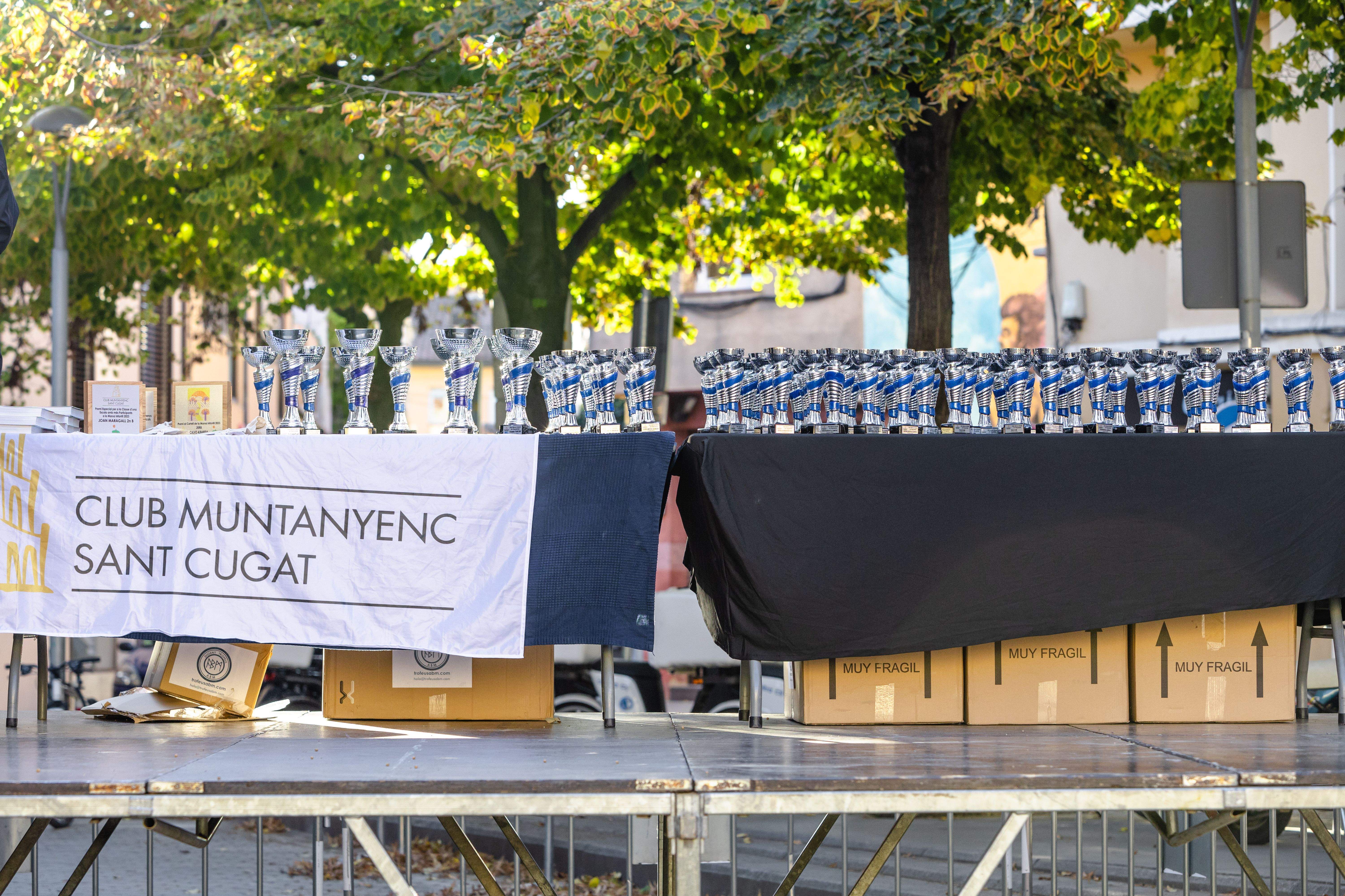 Entrega de premis de la 64a edció de la Marxa Infantil. FOTO: Arnau Padilla
