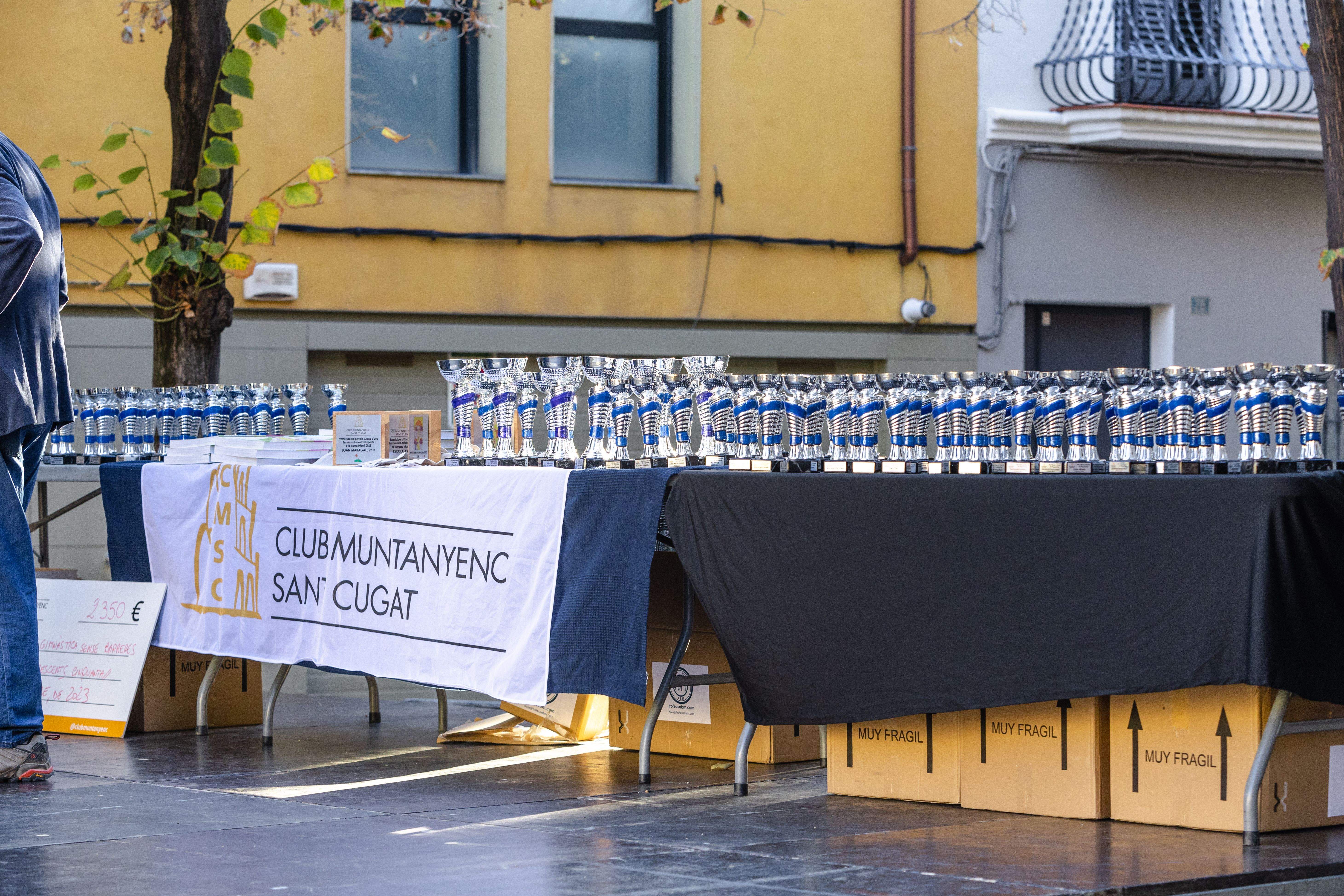 Entrega de premis de la 64a edció de la Marxa Infantil. FOTO: Arnau Padilla