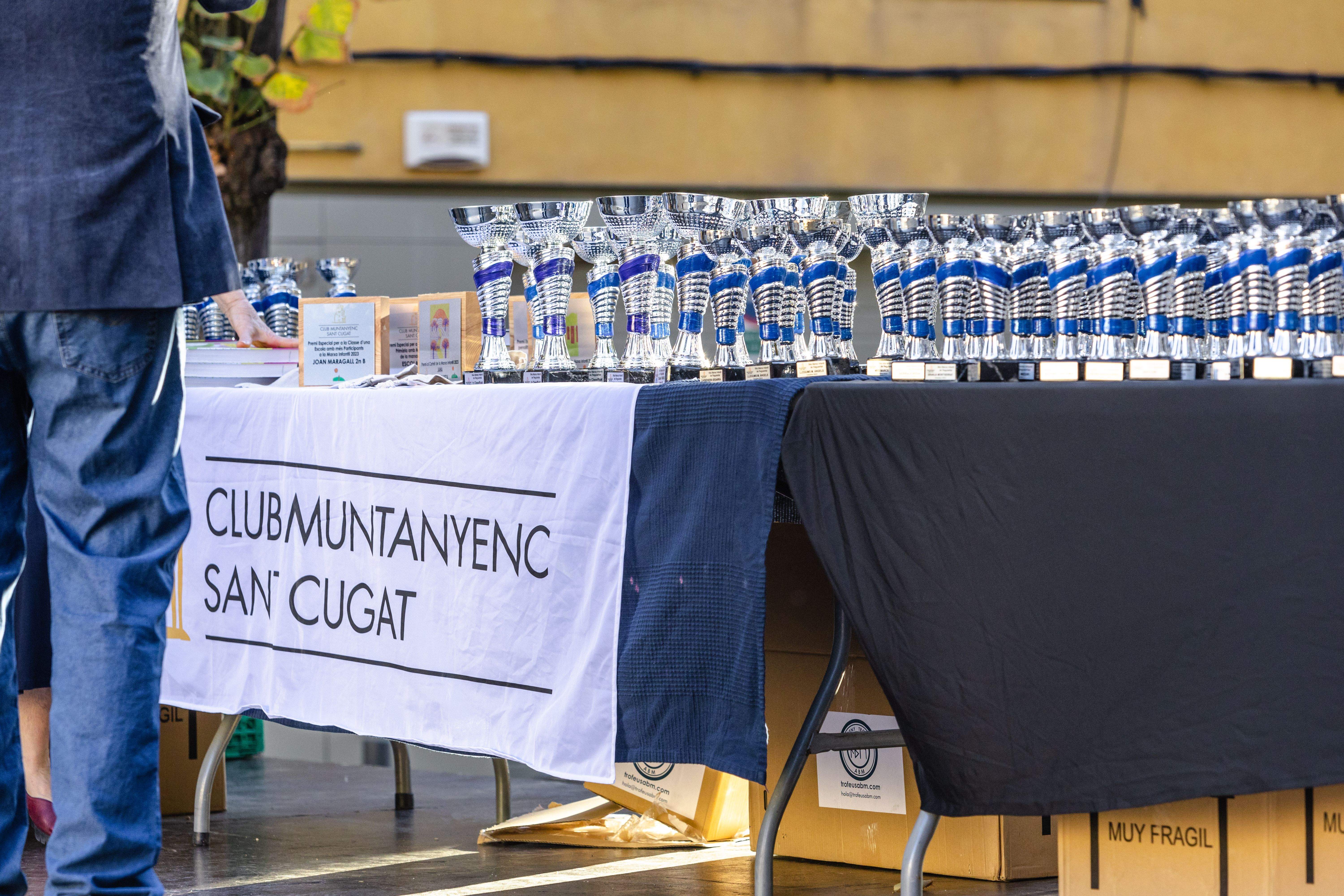 Entrega de premis de la 64a edció de la Marxa Infantil. FOTO: Arnau Padilla