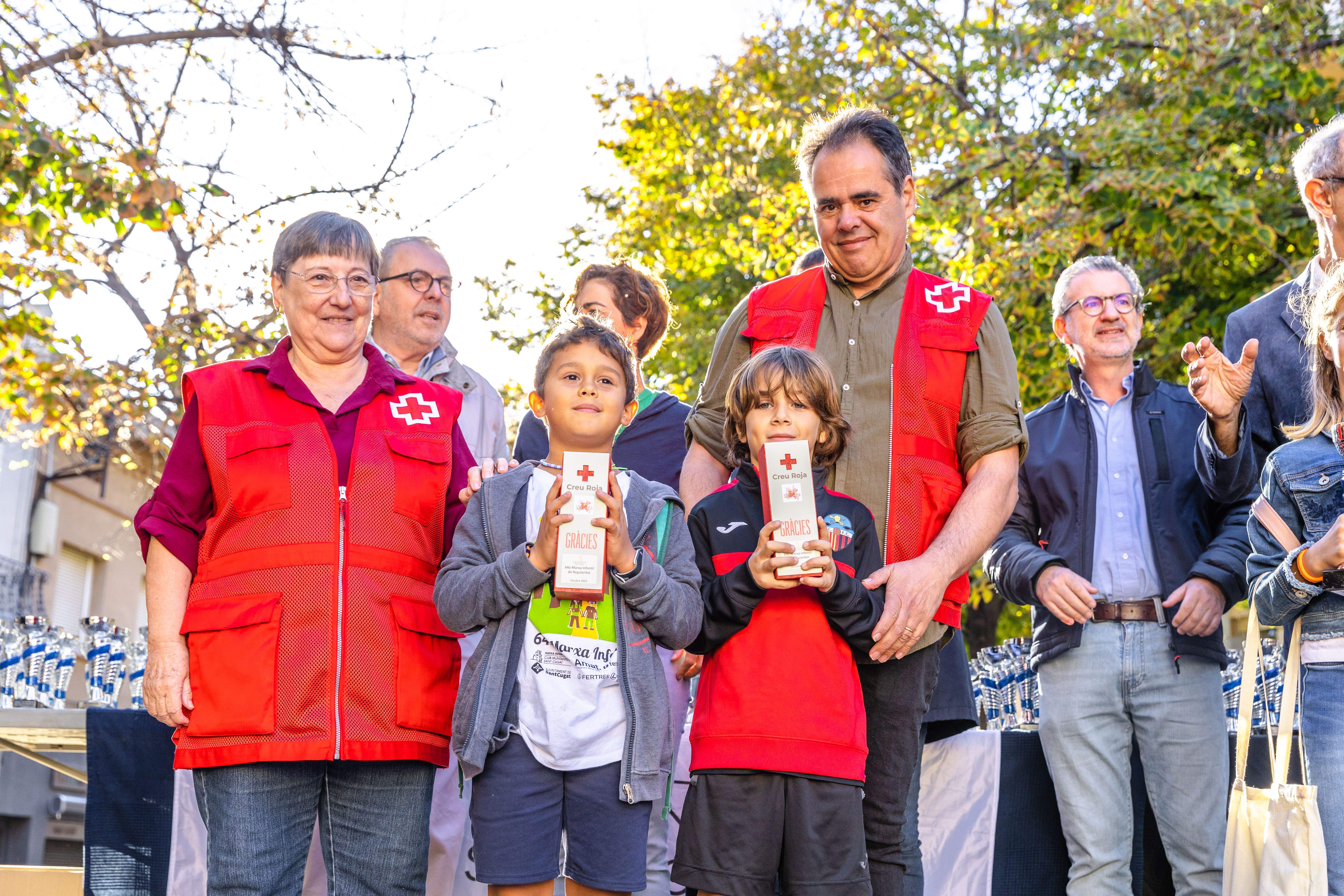 Entrega de premis de la 64a edció de la Marxa Infantil. FOTO: Arnau Padilla