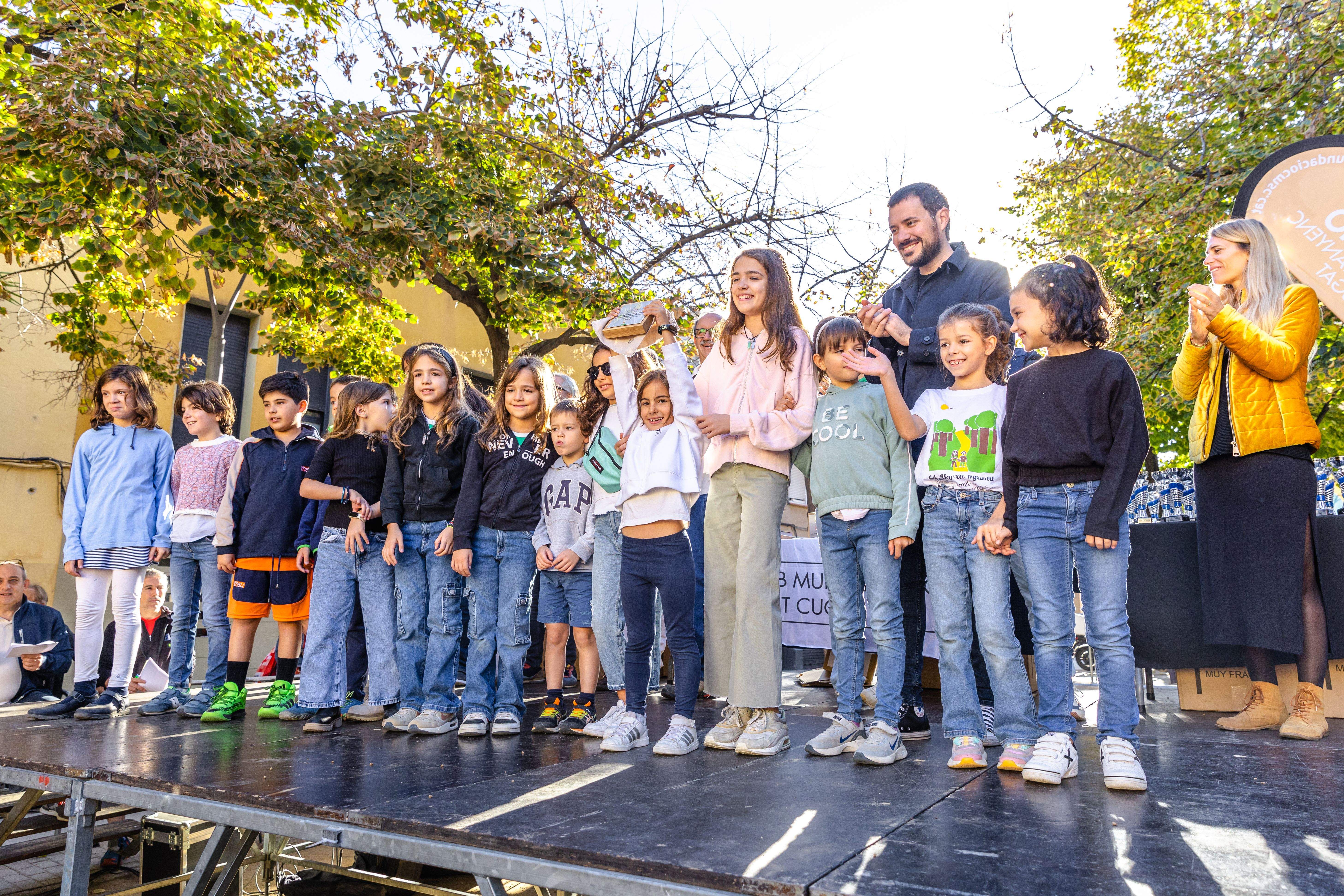 Entrega de premis de la 64a edció de la Marxa Infantil. FOTO: Arnau Padilla
