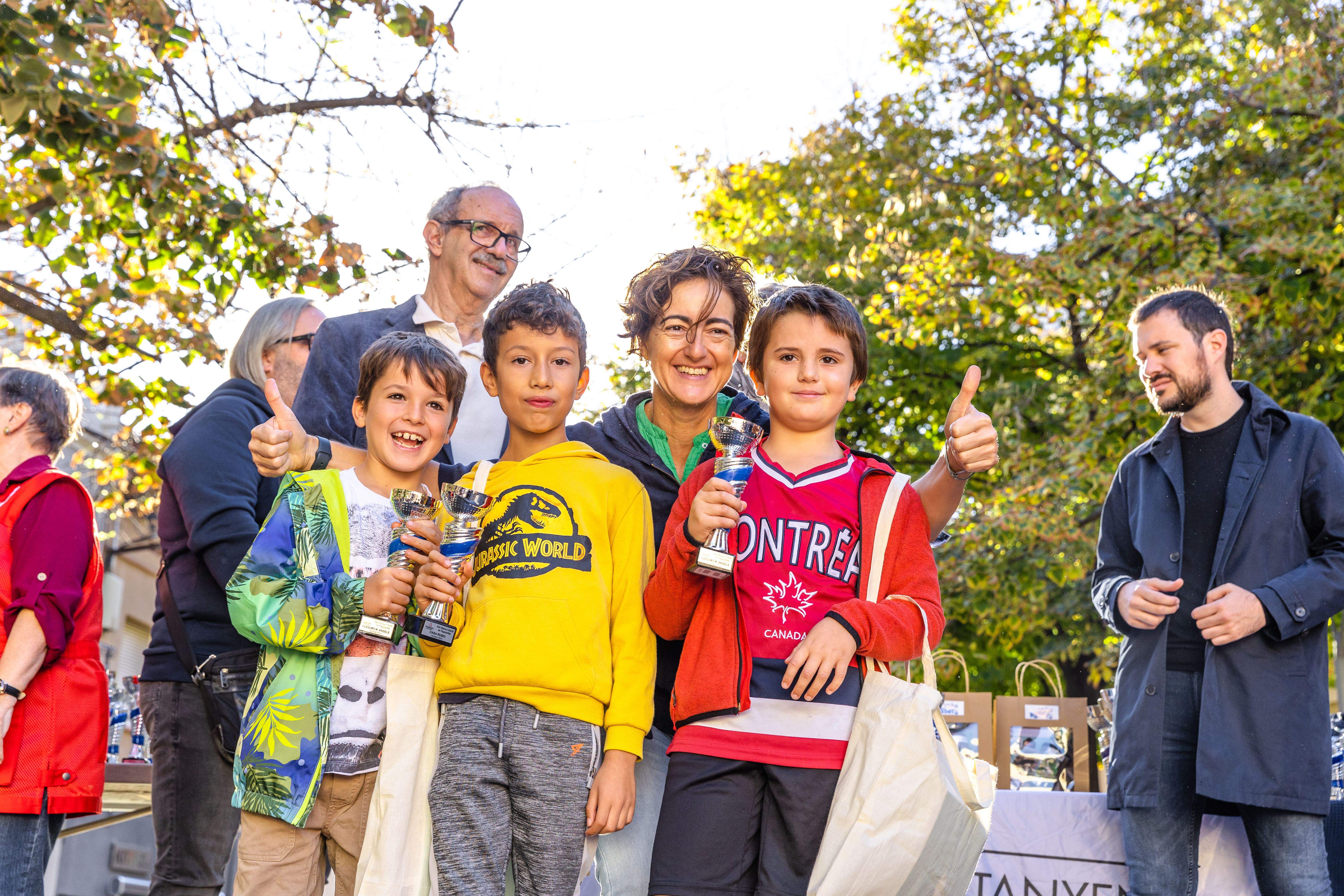 Entrega de premis de la 64a edció de la Marxa Infantil. FOTO: Arnau Padilla
