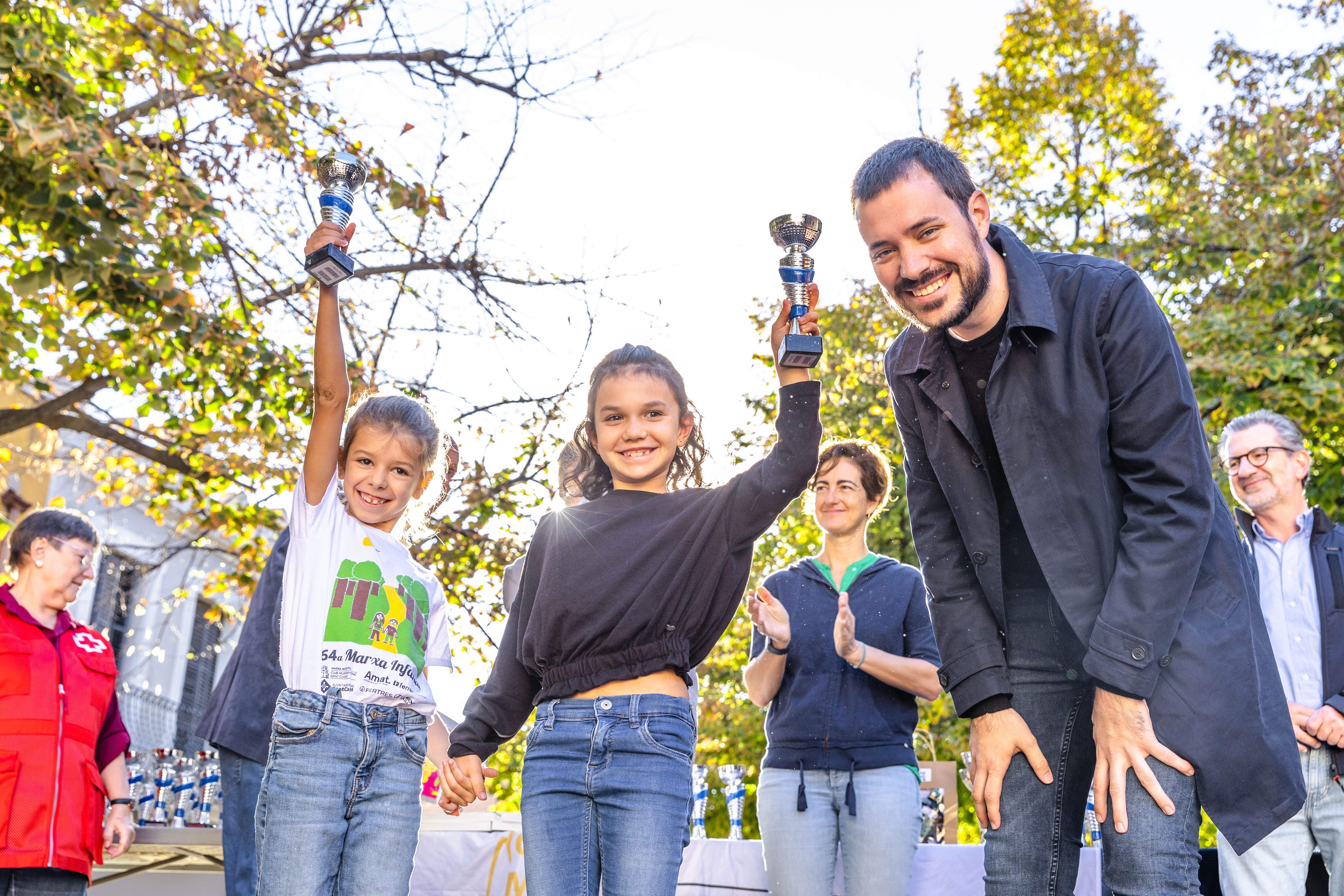 Entrega de premis de la 64a edció de la Marxa Infantil. FOTO: Arnau Padilla