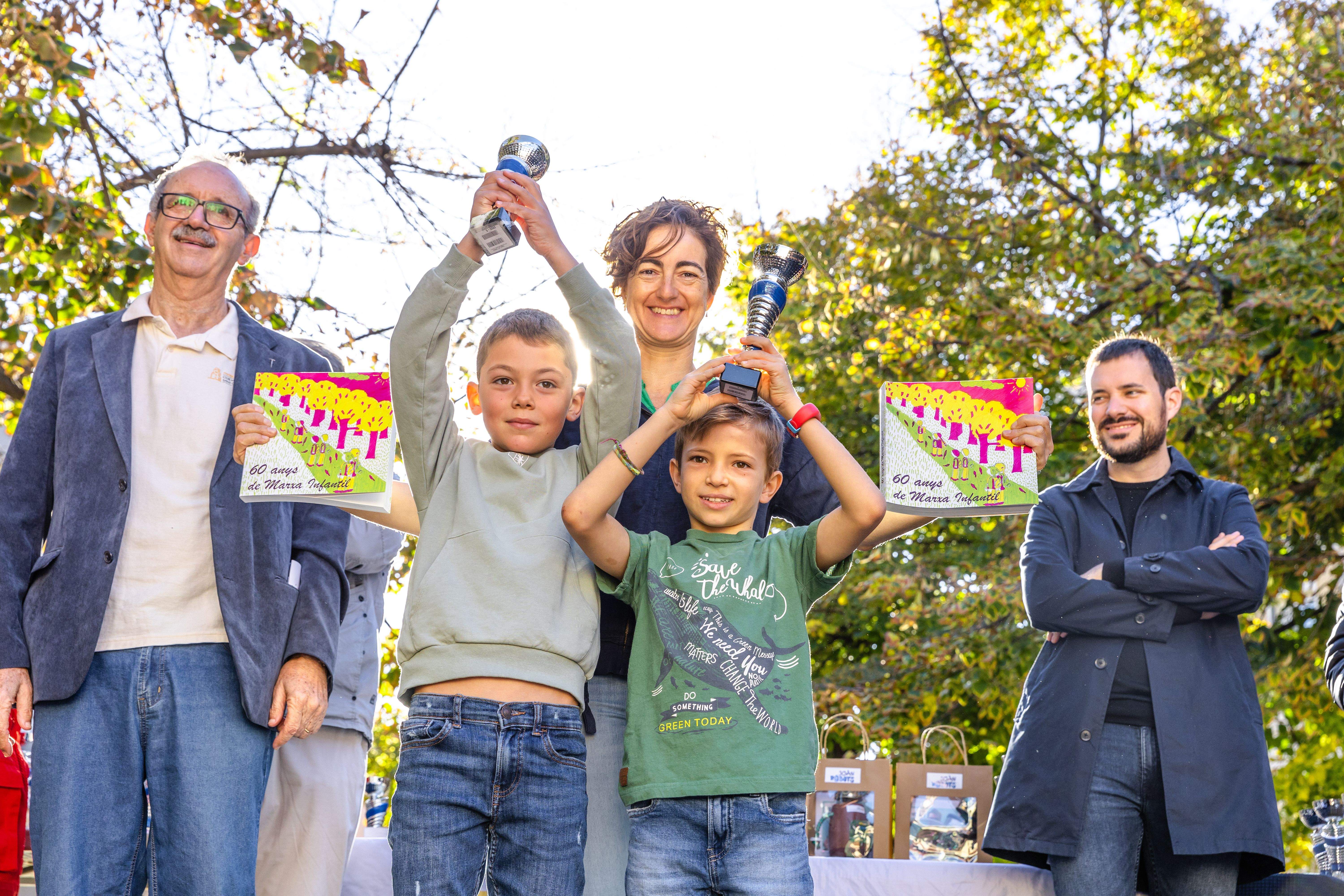 Entrega de premis de la 64a edció de la Marxa Infantil. FOTO: Arnau Padilla