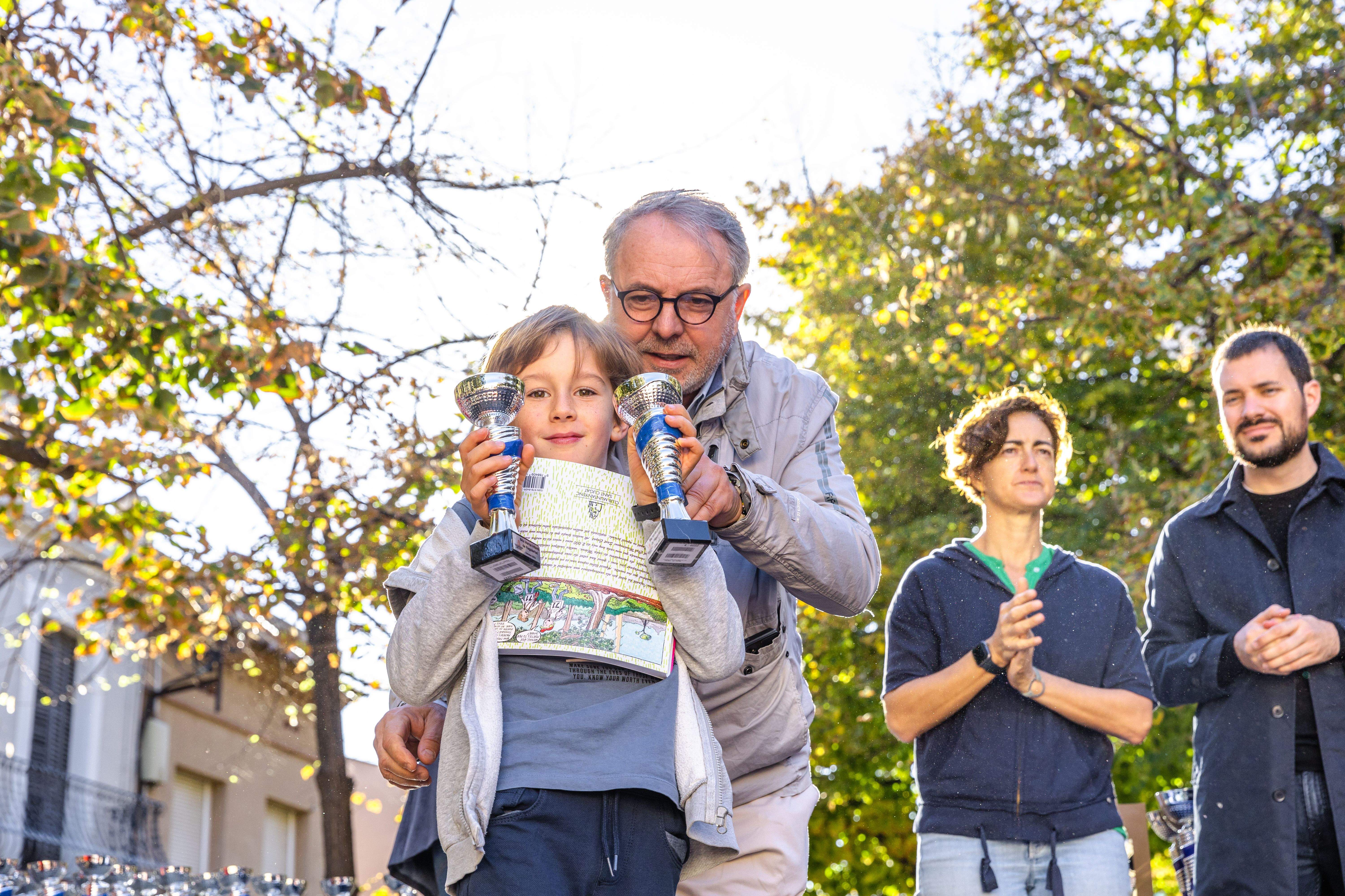 Entrega de premis de la 64a edció de la Marxa Infantil. FOTO: Arnau Padilla