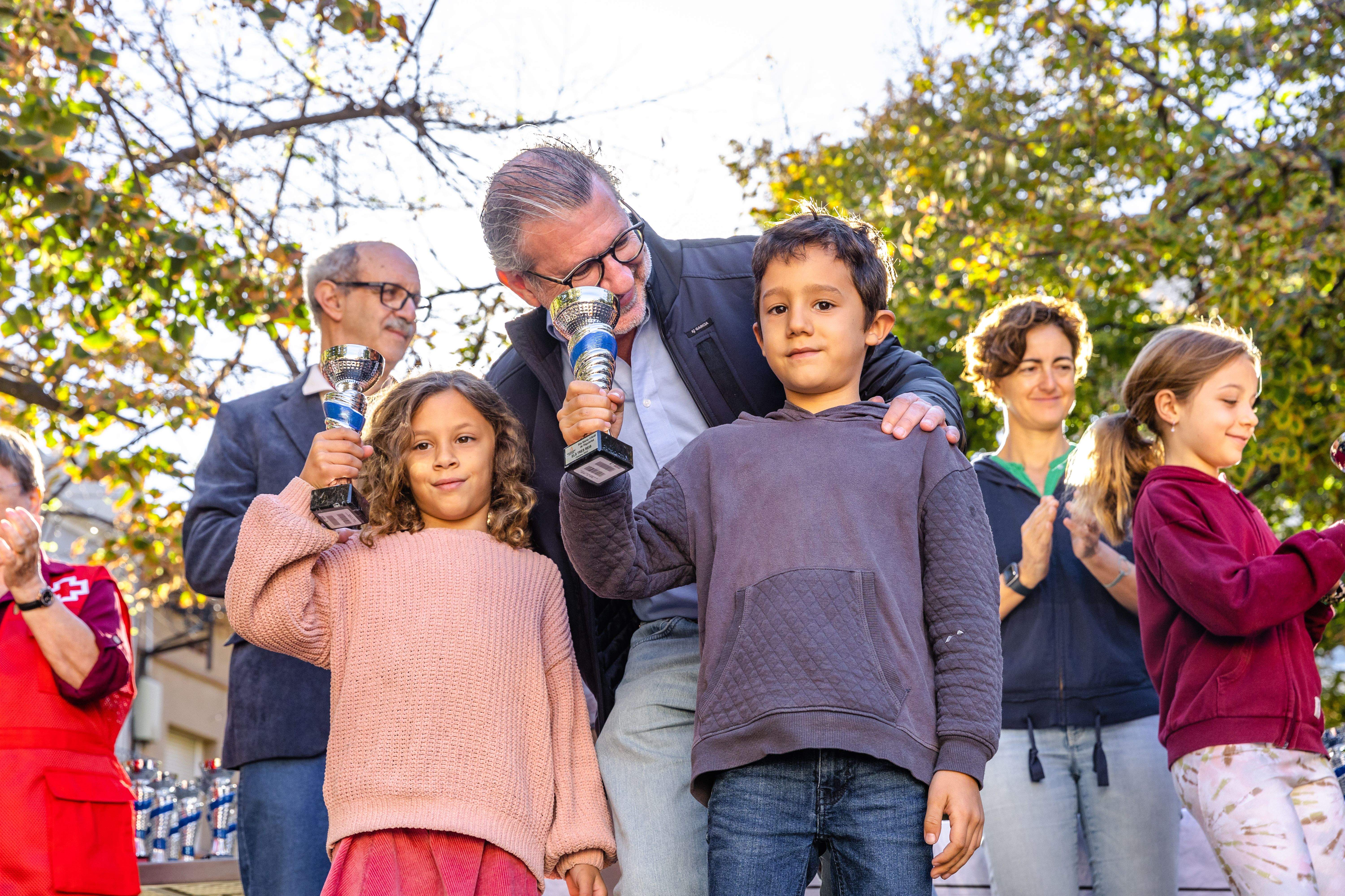 Entrega de premis de la 64a edció de la Marxa Infantil. FOTO: Arnau Padilla
