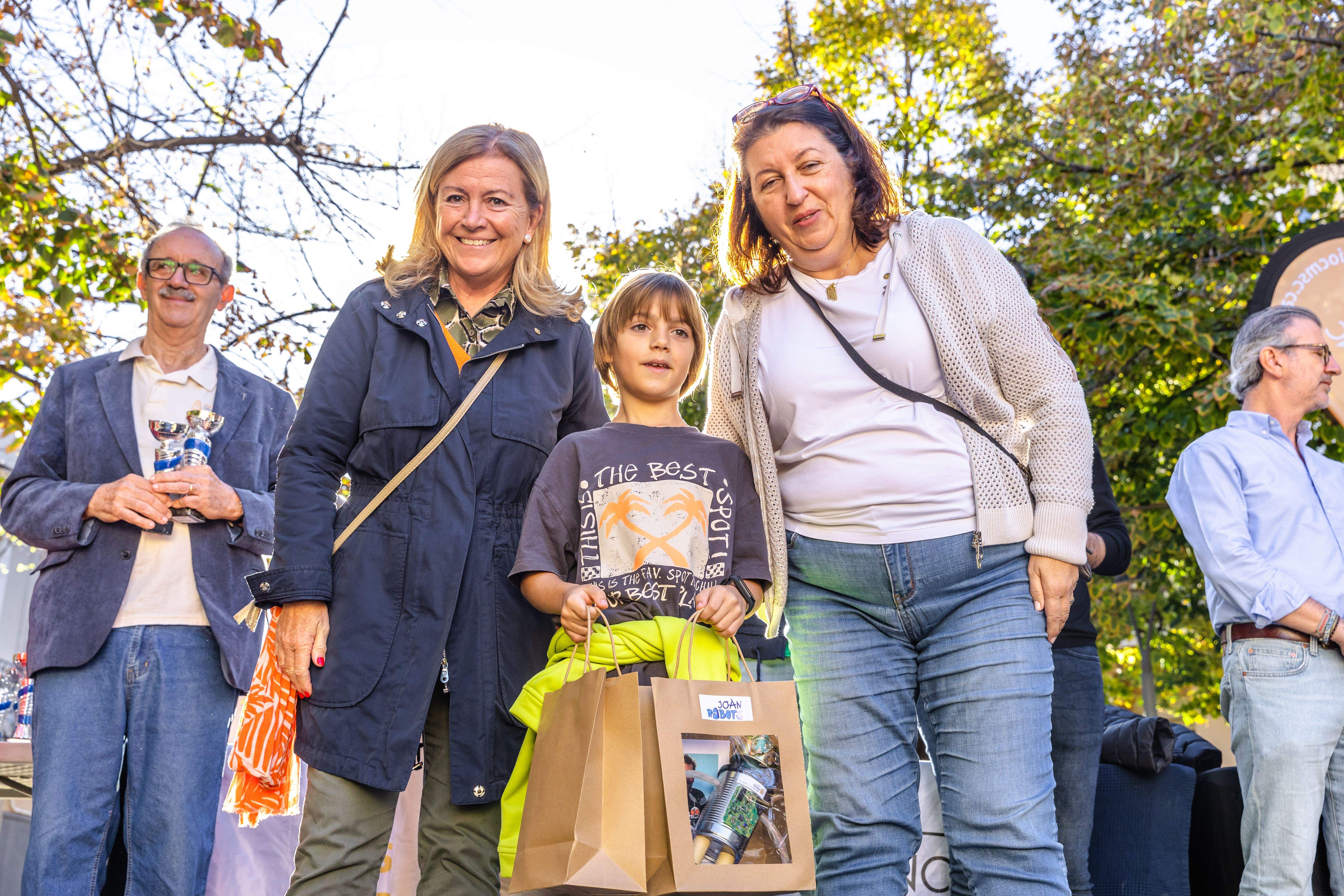 Entrega de premis de la 64a edció de la Marxa Infantil. FOTO: Arnau Padilla